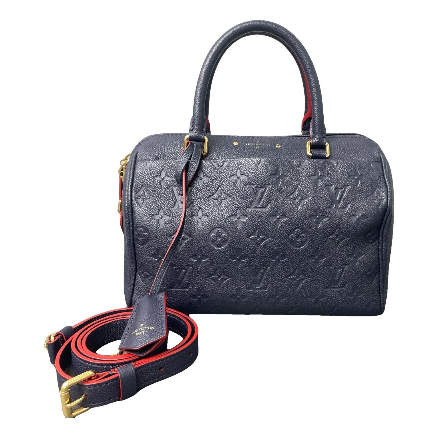 Speedy leather handbag