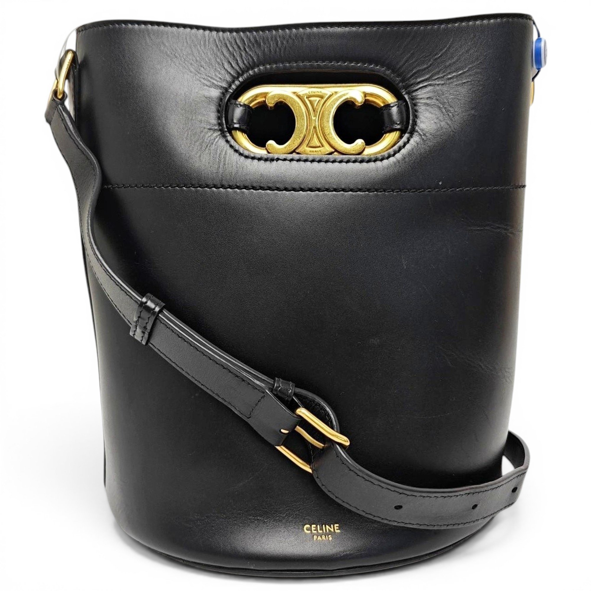 Triomphe leather handbag