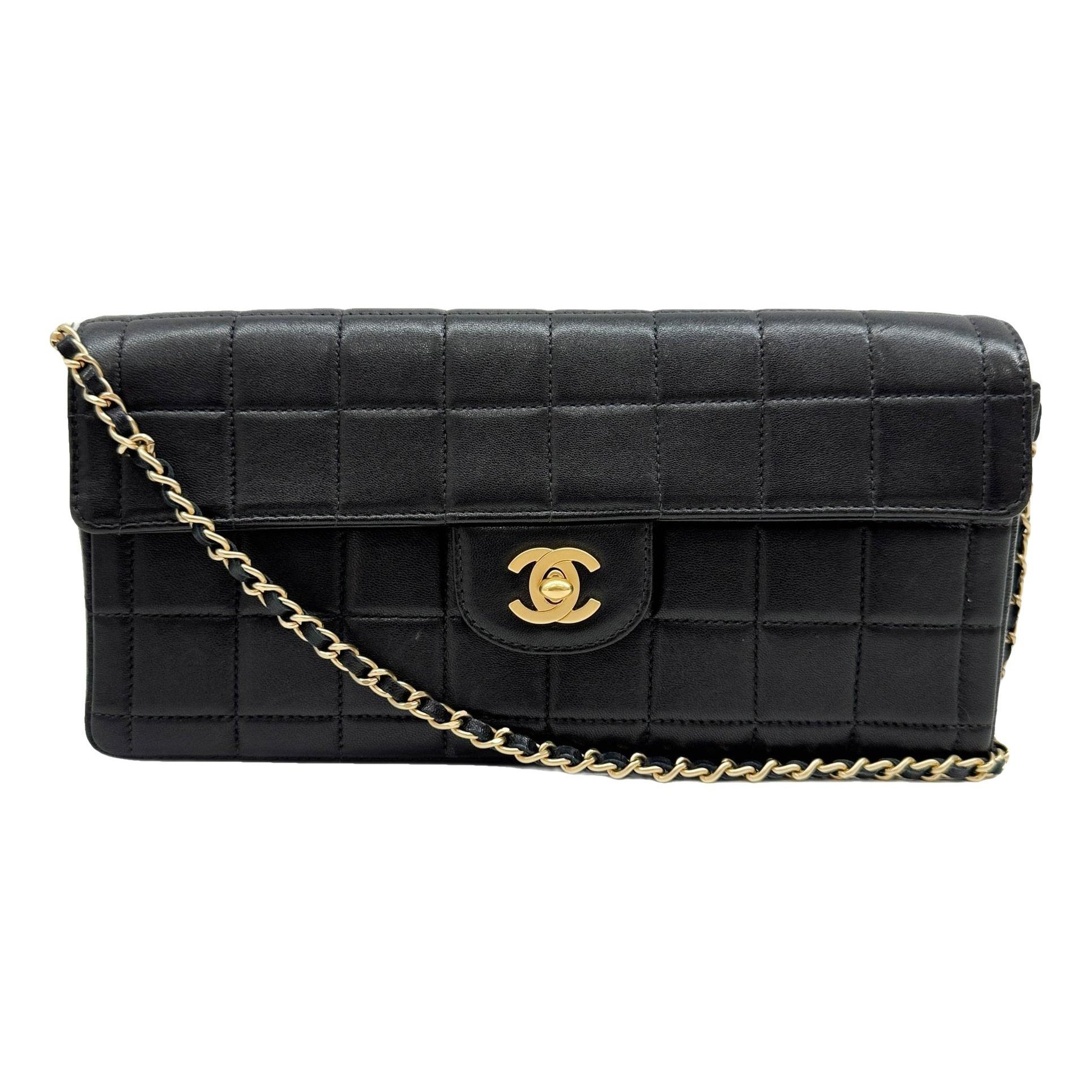 East West Chocolate Bar leather handbag
