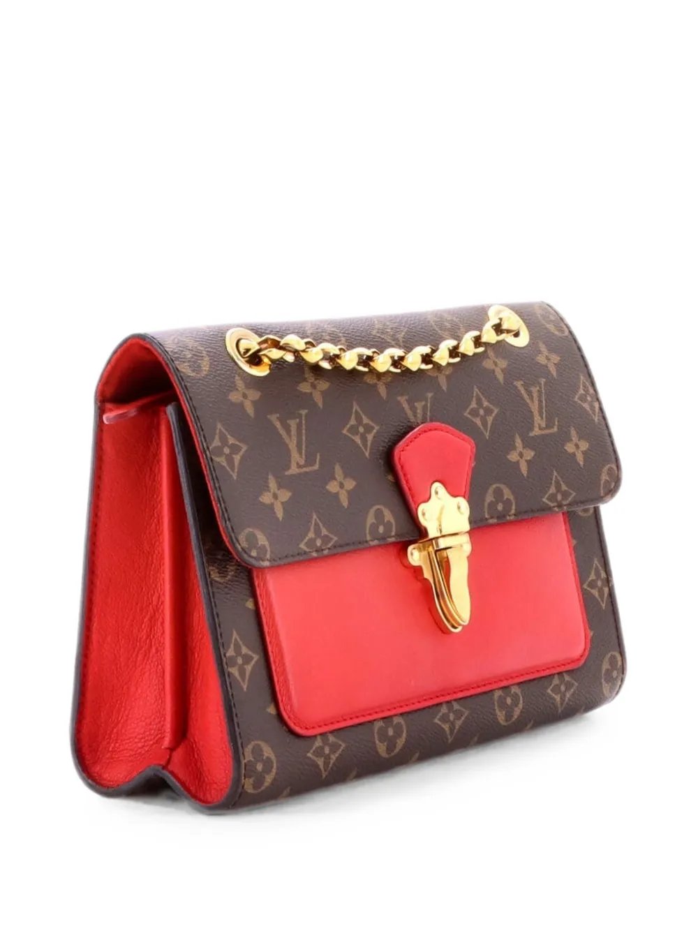 Victoire Handbag Monogram Canvas and Leather shoulder bag