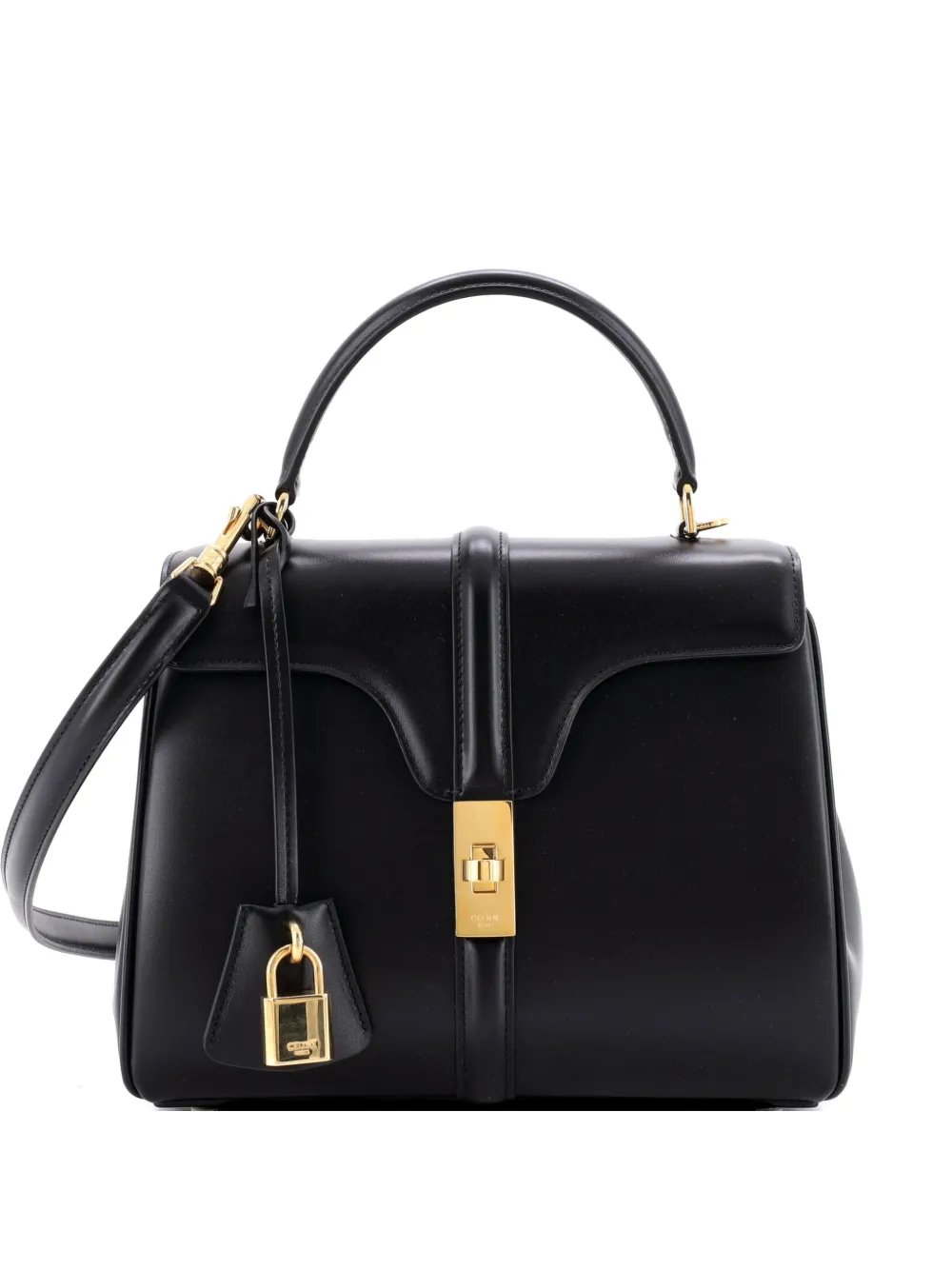 16 Top Handle Bag Smooth Calfskin Small satchel