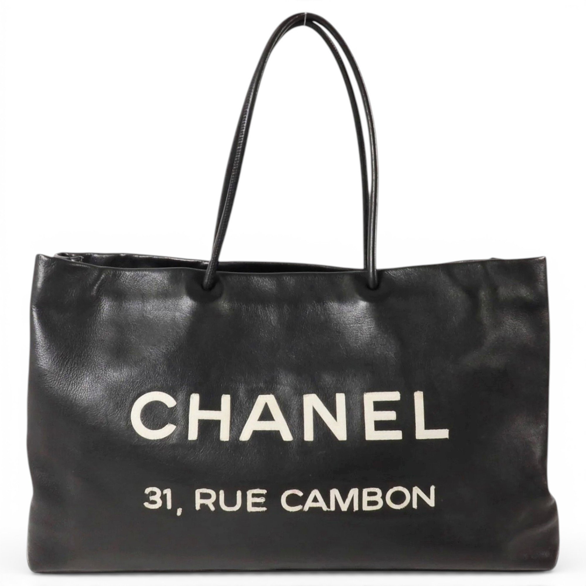 Leather tote