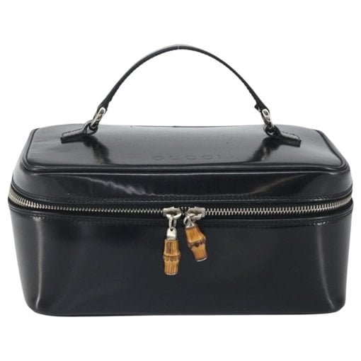 Patent leather handbag