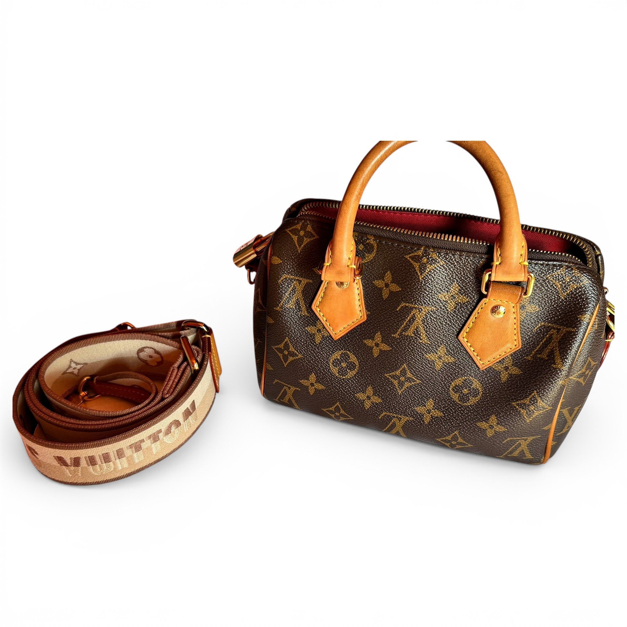Speedy Bandoulière leather handbag