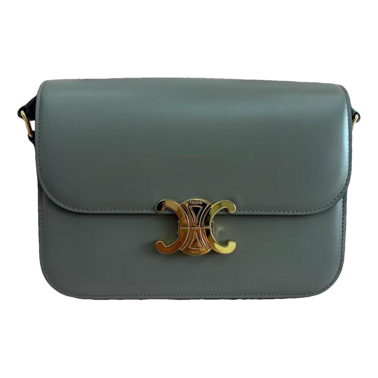 Triomphe leather handbag
