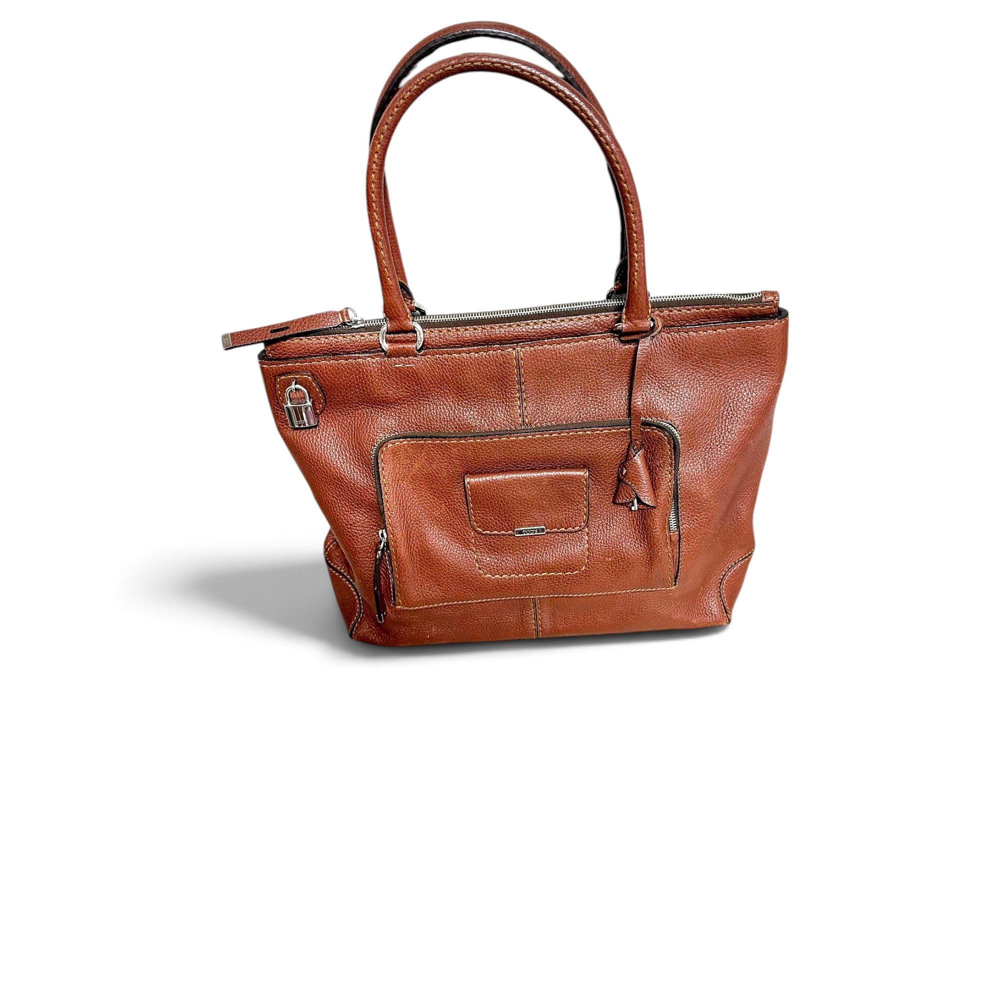 Leather tote