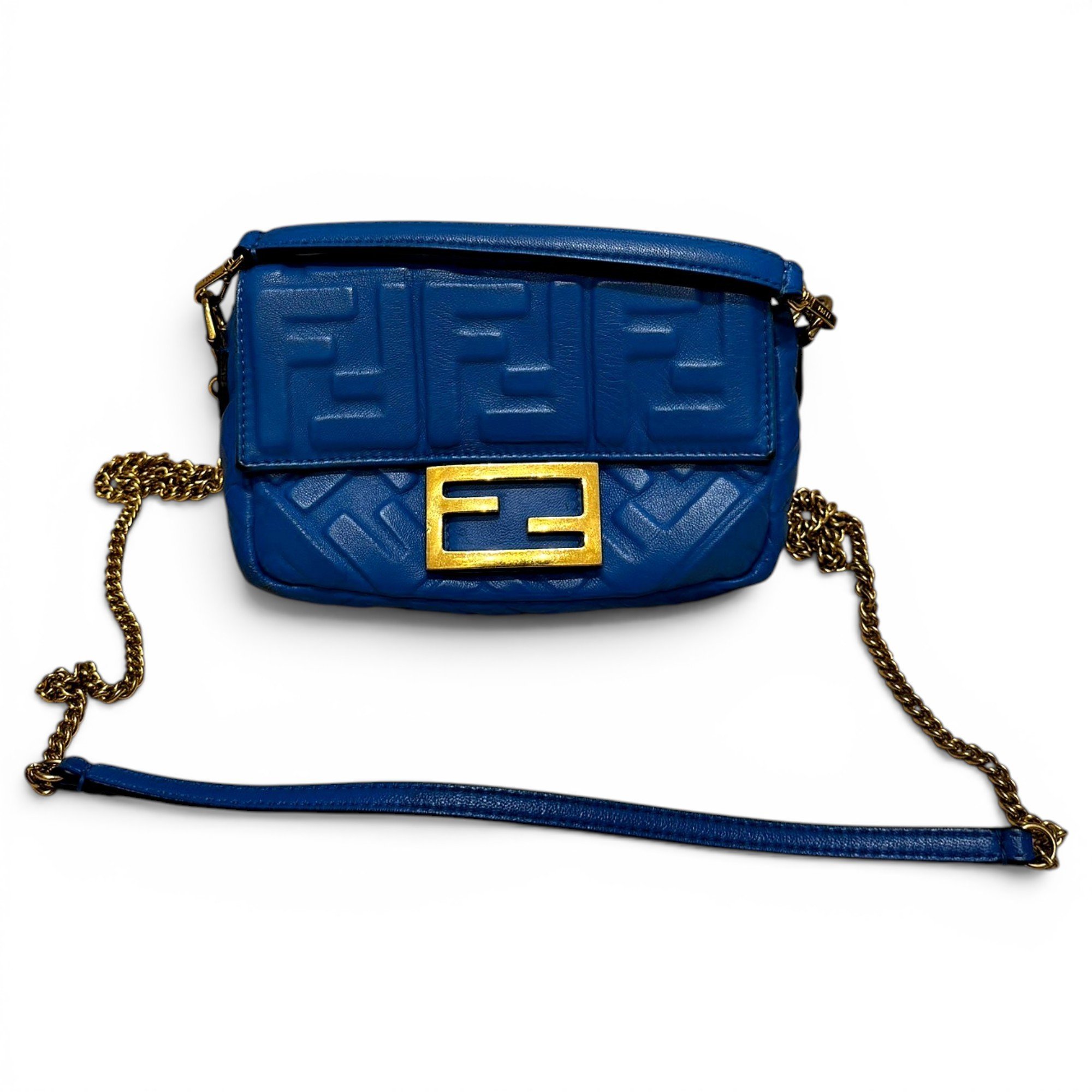 Baguette leather handbag