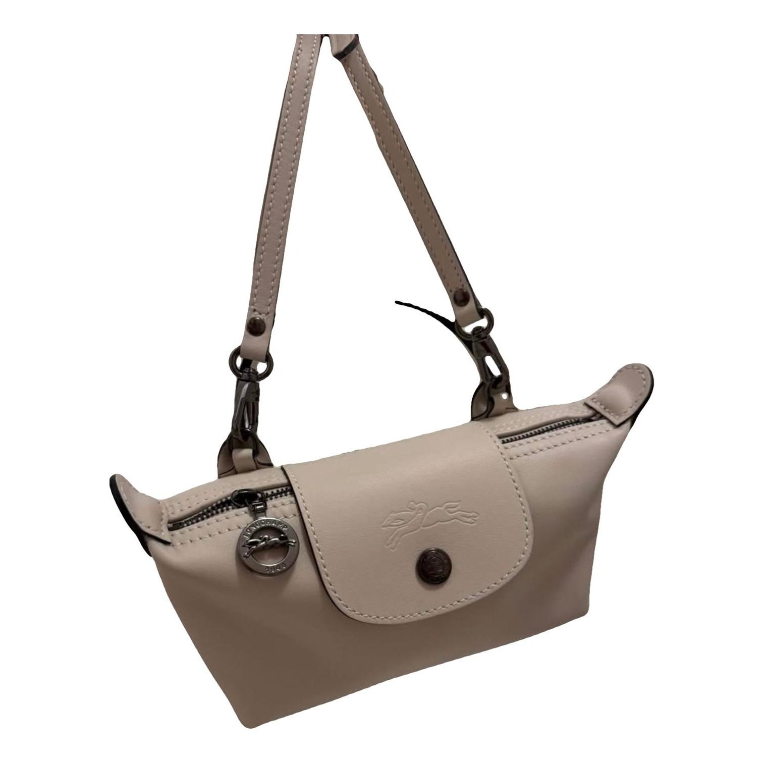 Pliage leather crossbody bag
