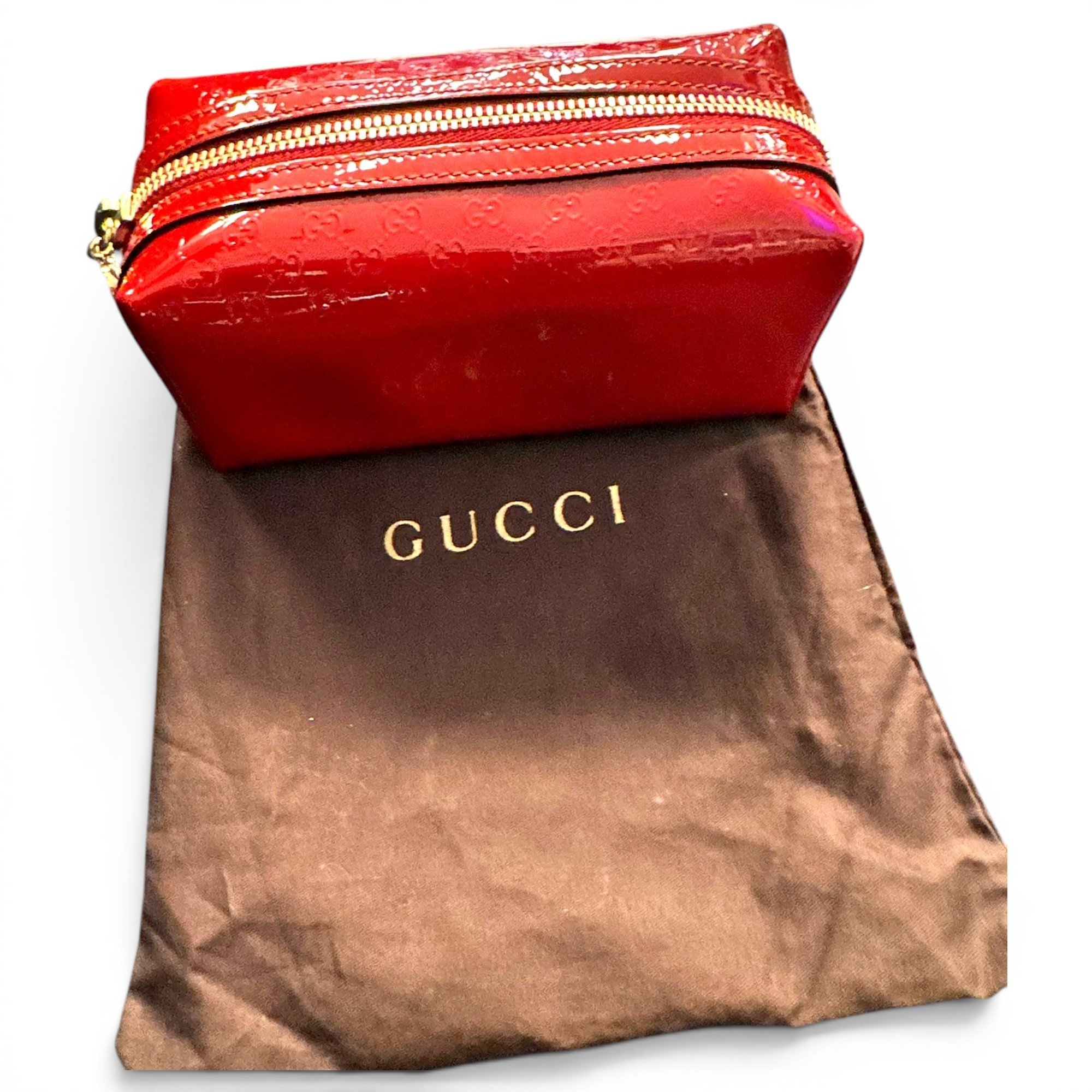 Leather clutch bag