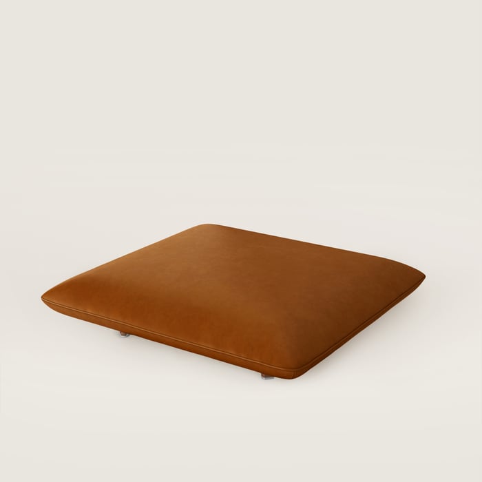 Les Necessaires d'Hermès "carre d'assise" low stool, low model
