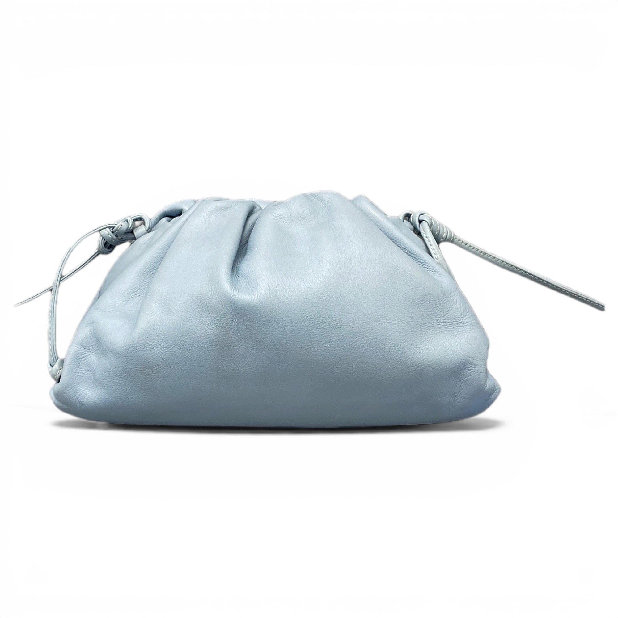 Pouch leather handbag