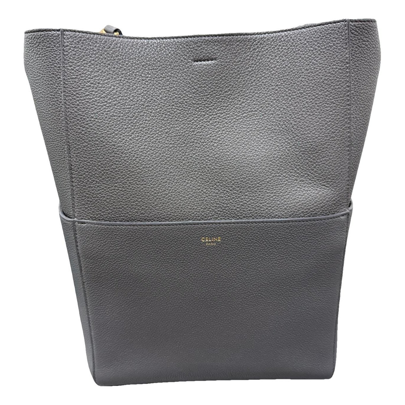 Seau Sangle leather tote