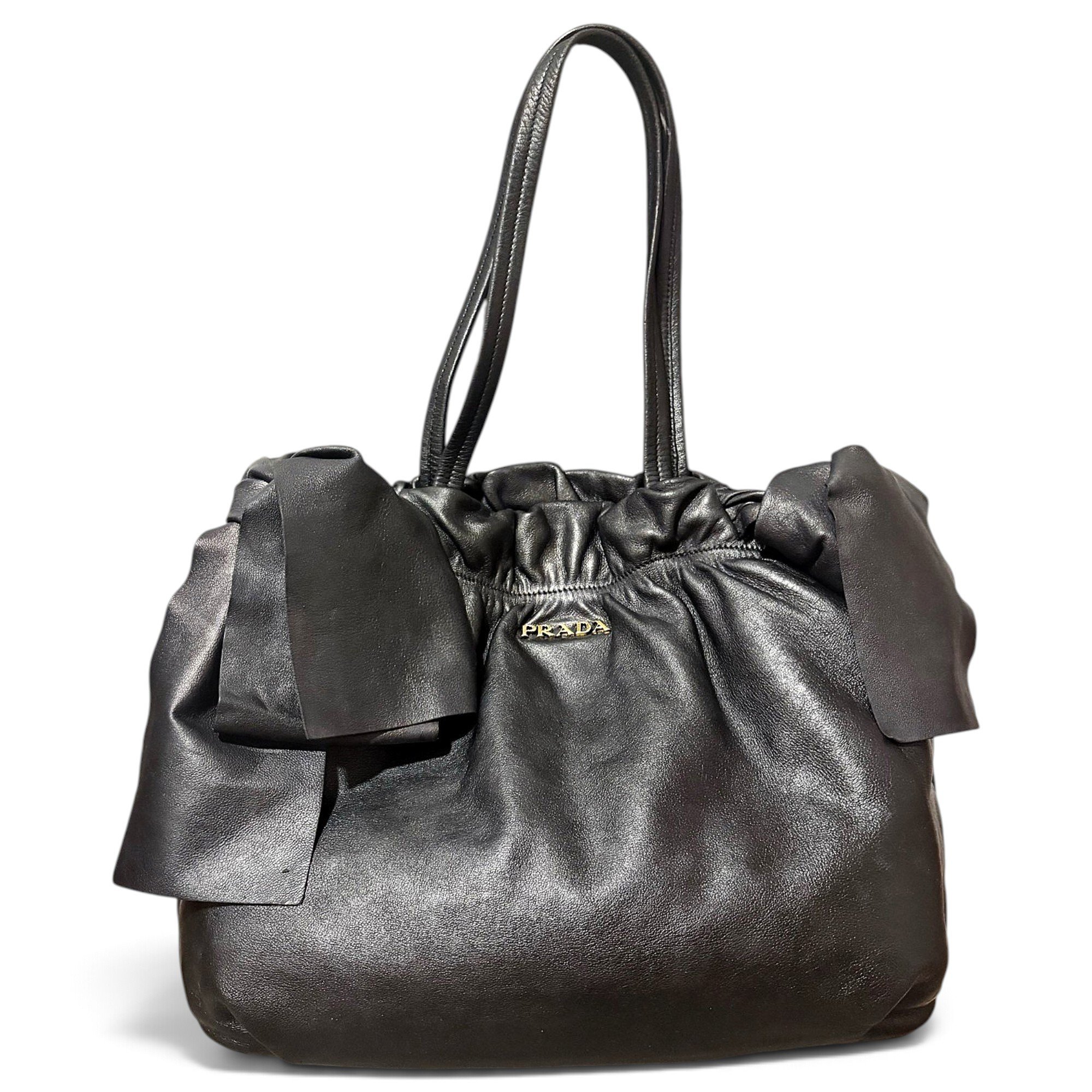 Leather tote