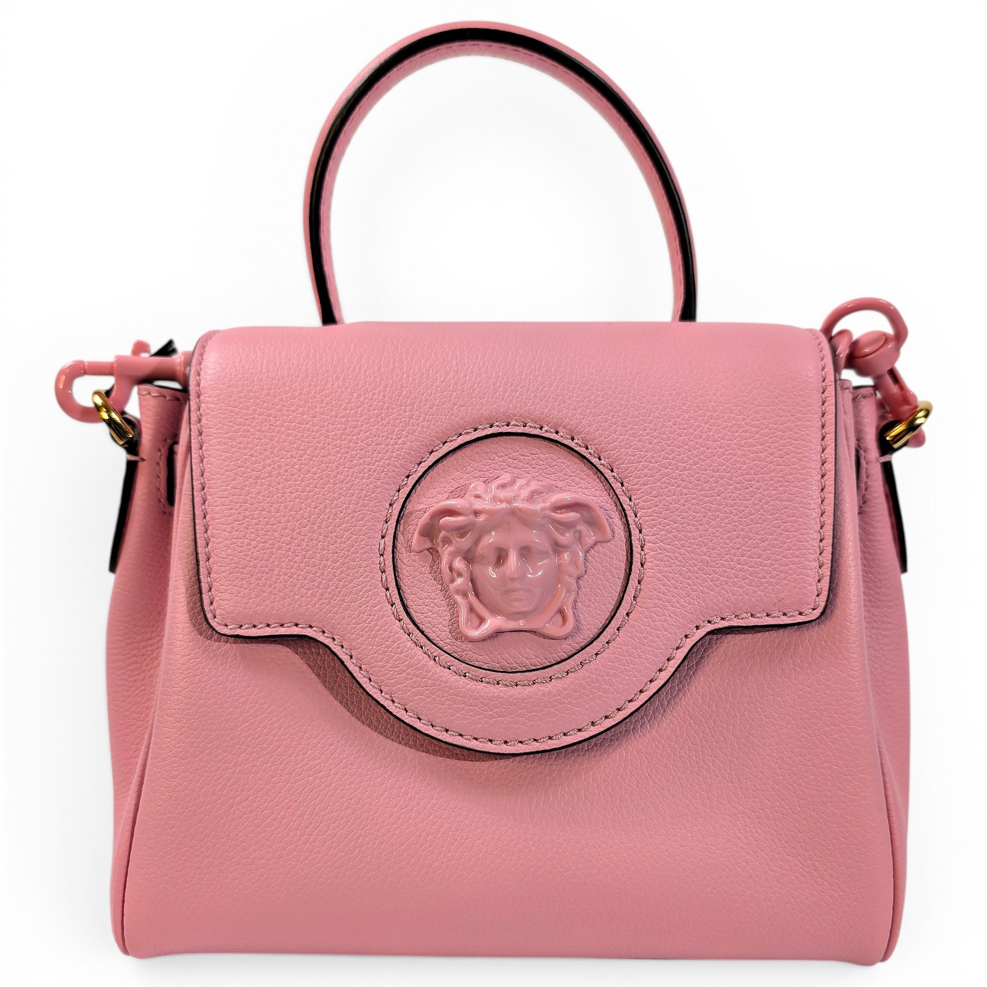 La Medusa leather handbag