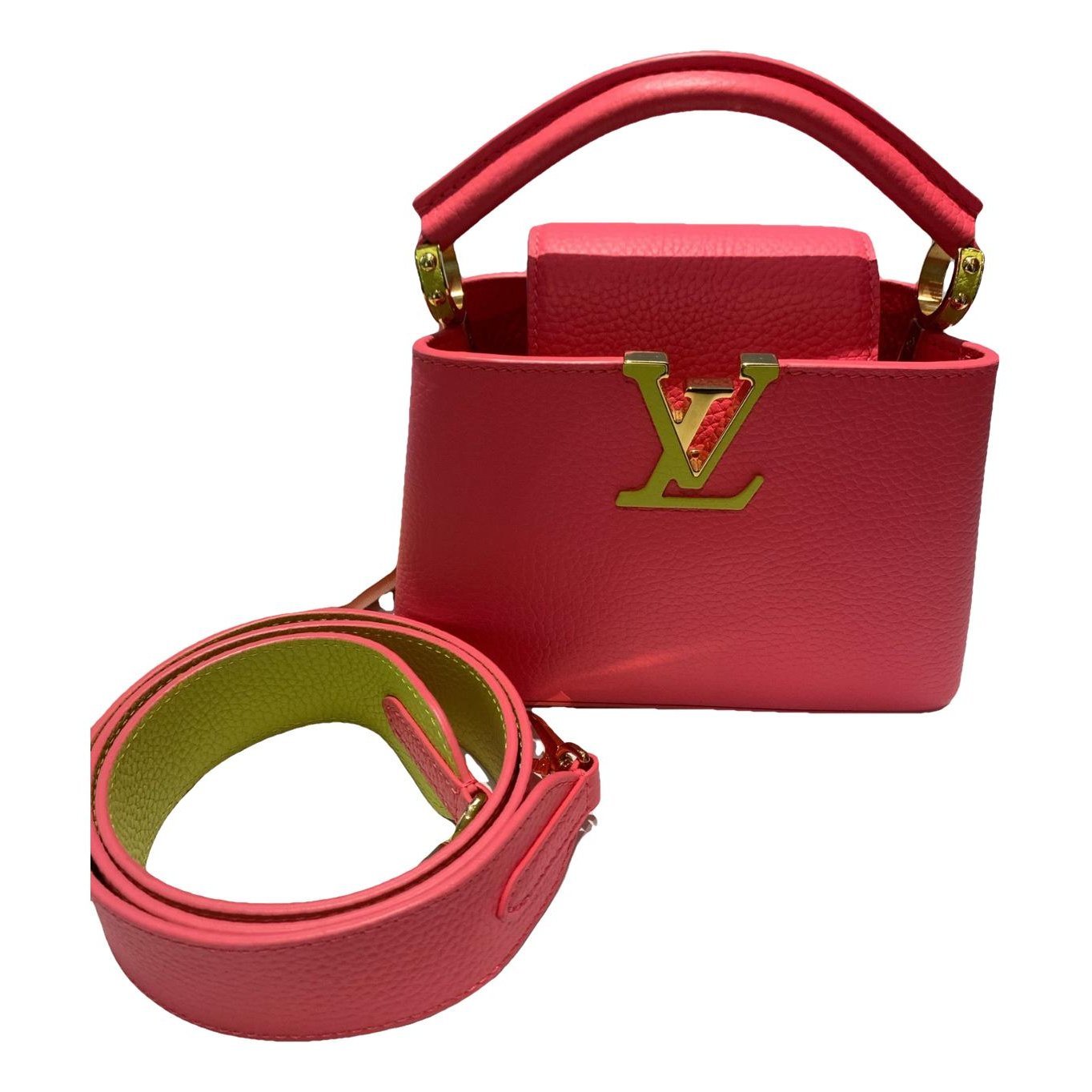 Capucines leather handbag