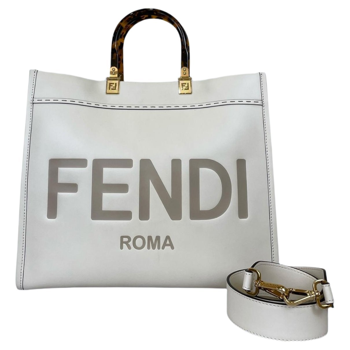 Sunshine leather tote