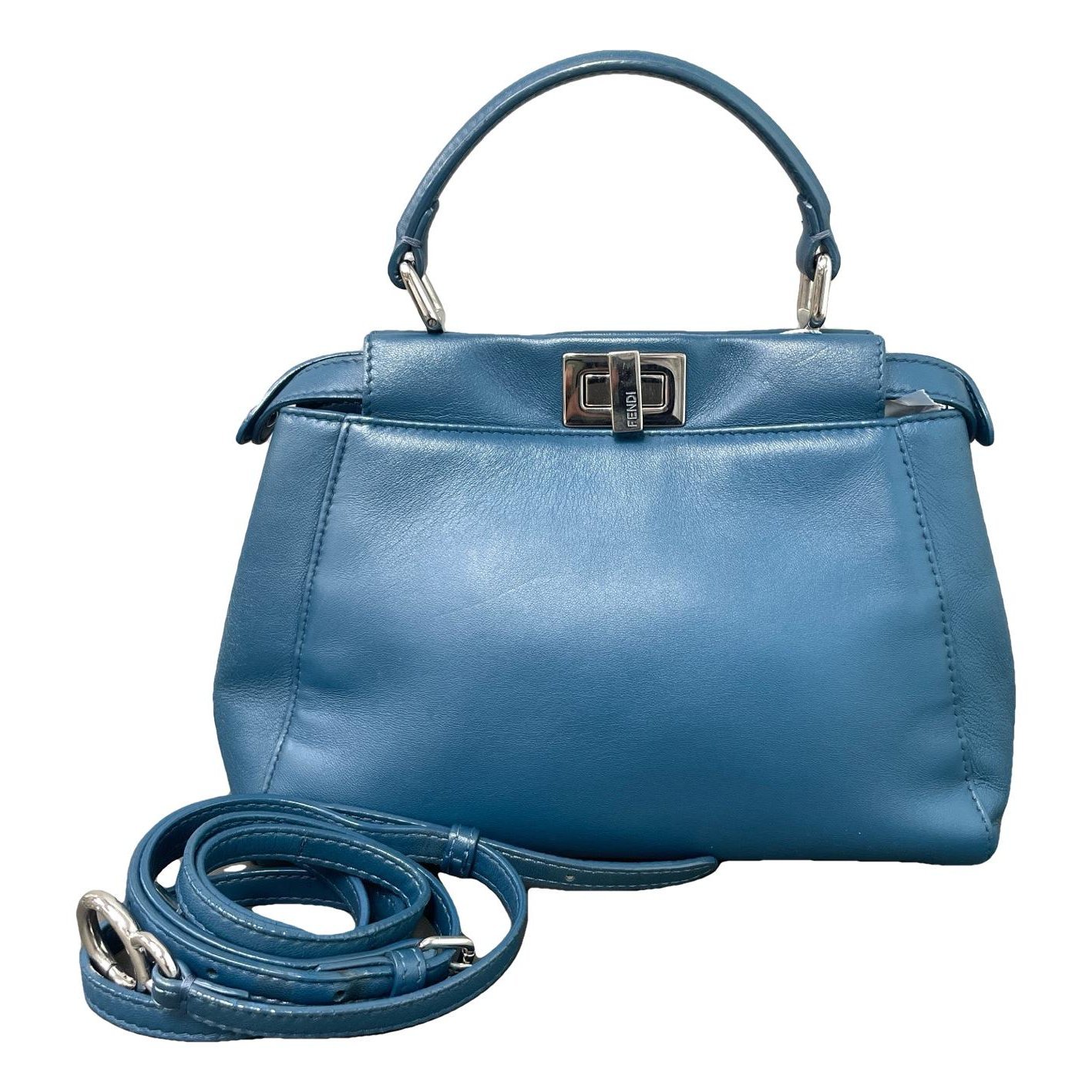 Peekaboo leather handbag