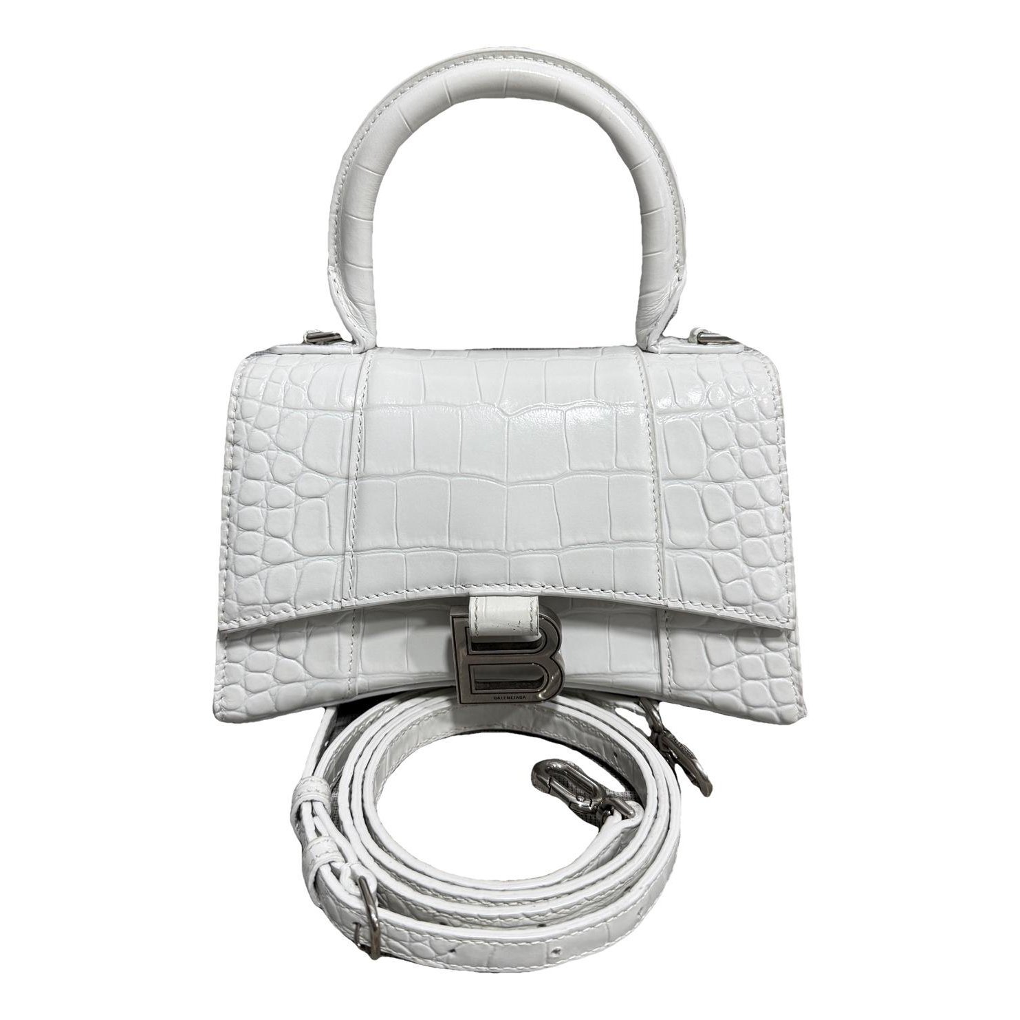 Hourglass pony-style calfskin handbag
