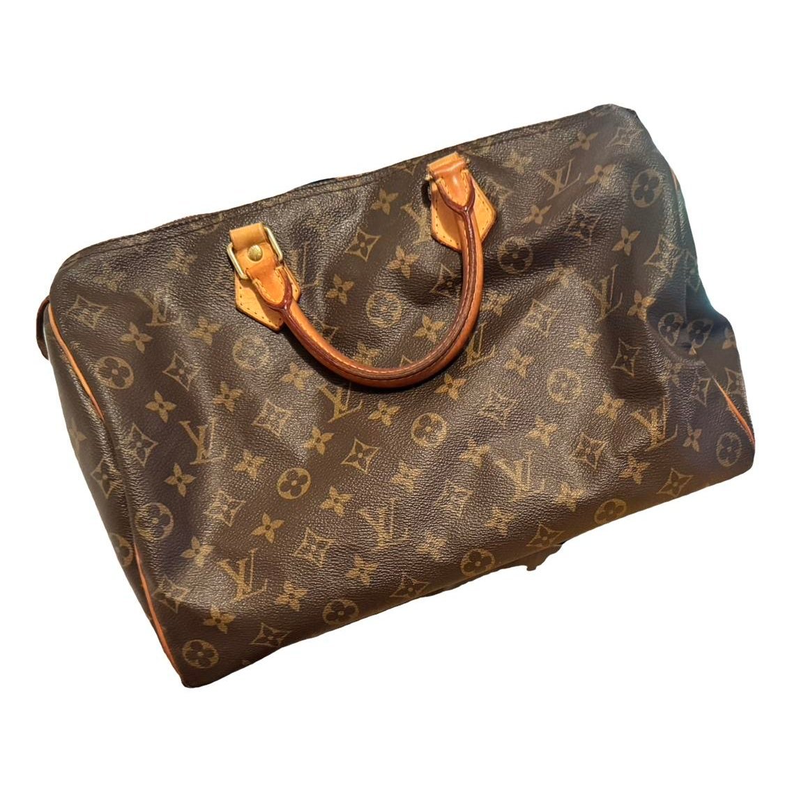 Speedy leather handbag