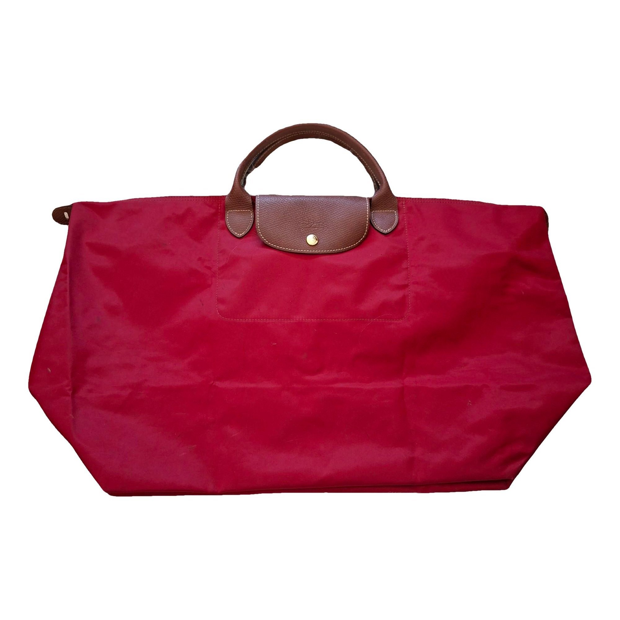 Pliage leather travel bag