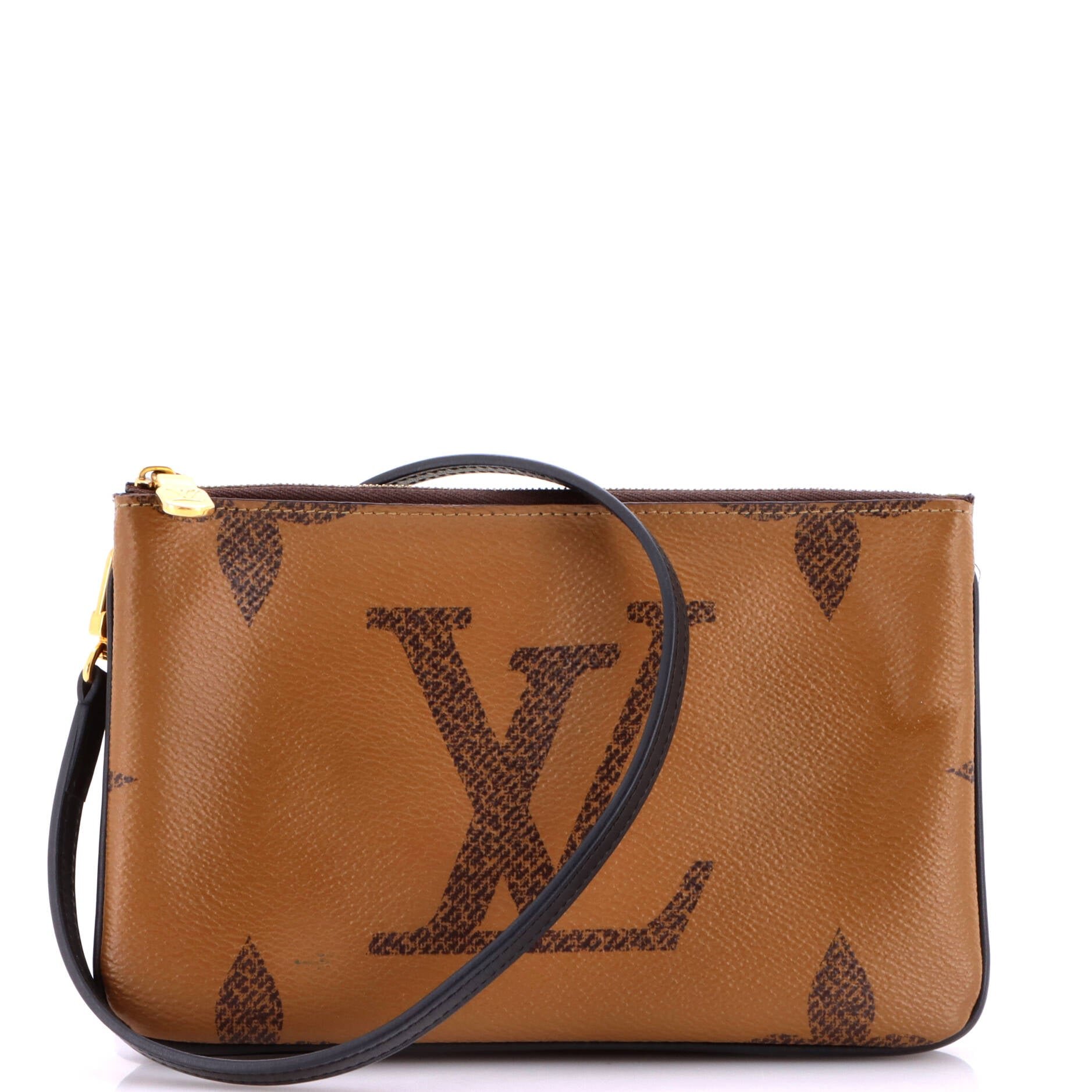 Double Zip Pochette Reverse Monogram Giant