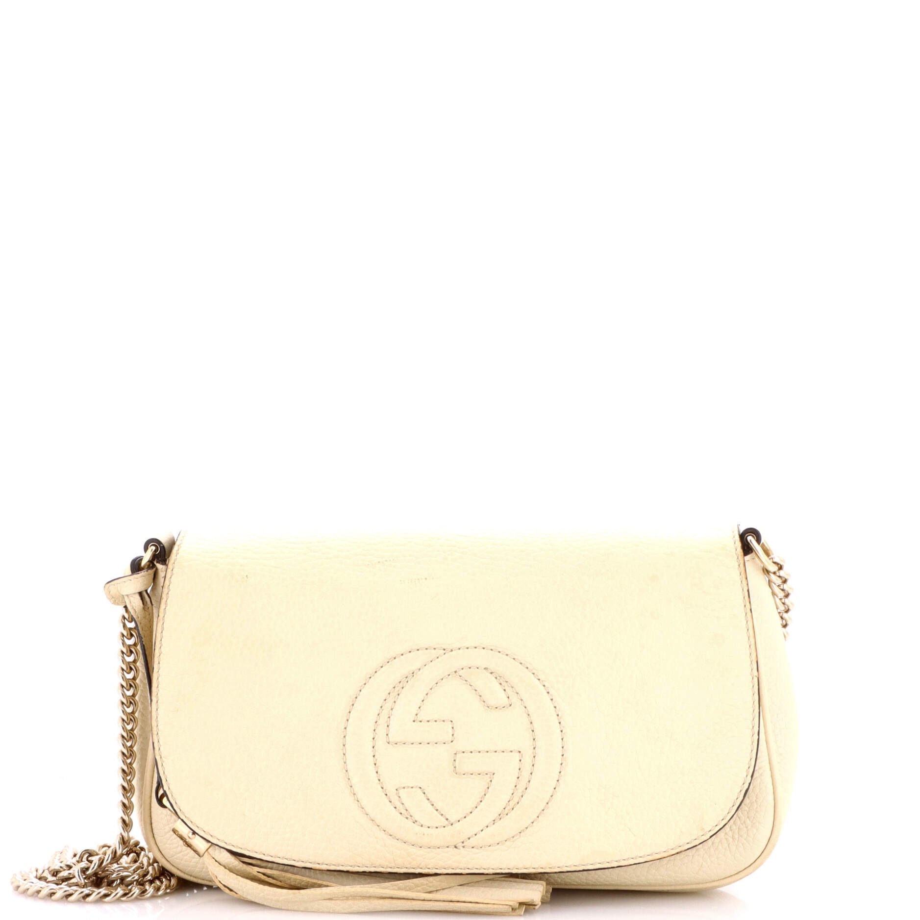 Soho Chain Crossbody Bag Leather Medium