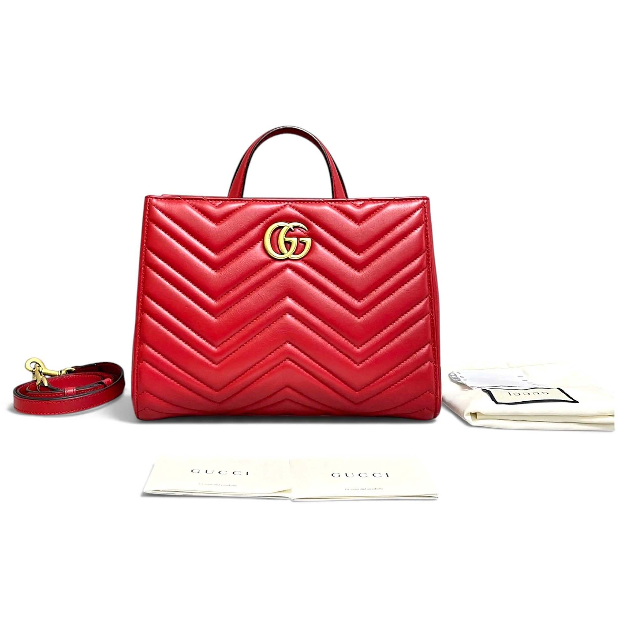 GG Marmont Shopping leather handbag