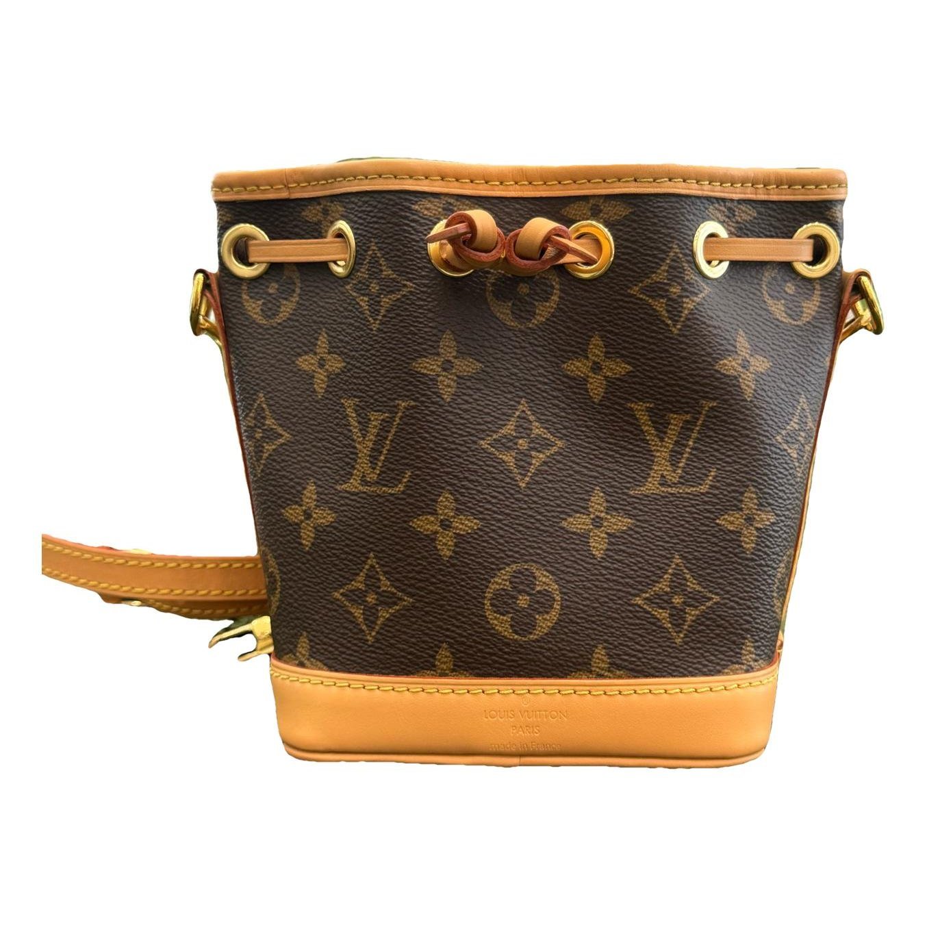 Nano Noé leather tote