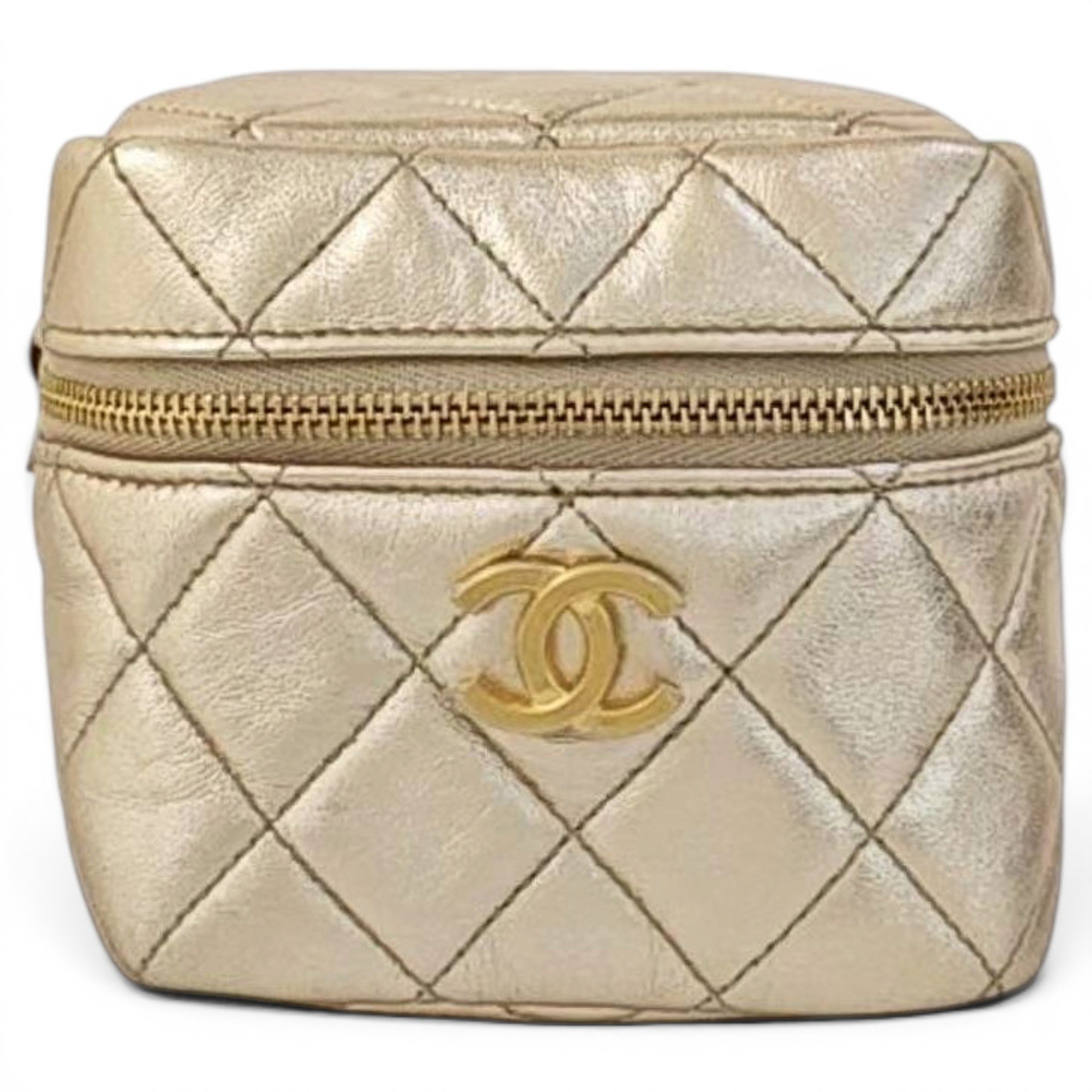 Trendy CC Vanity leather handbag