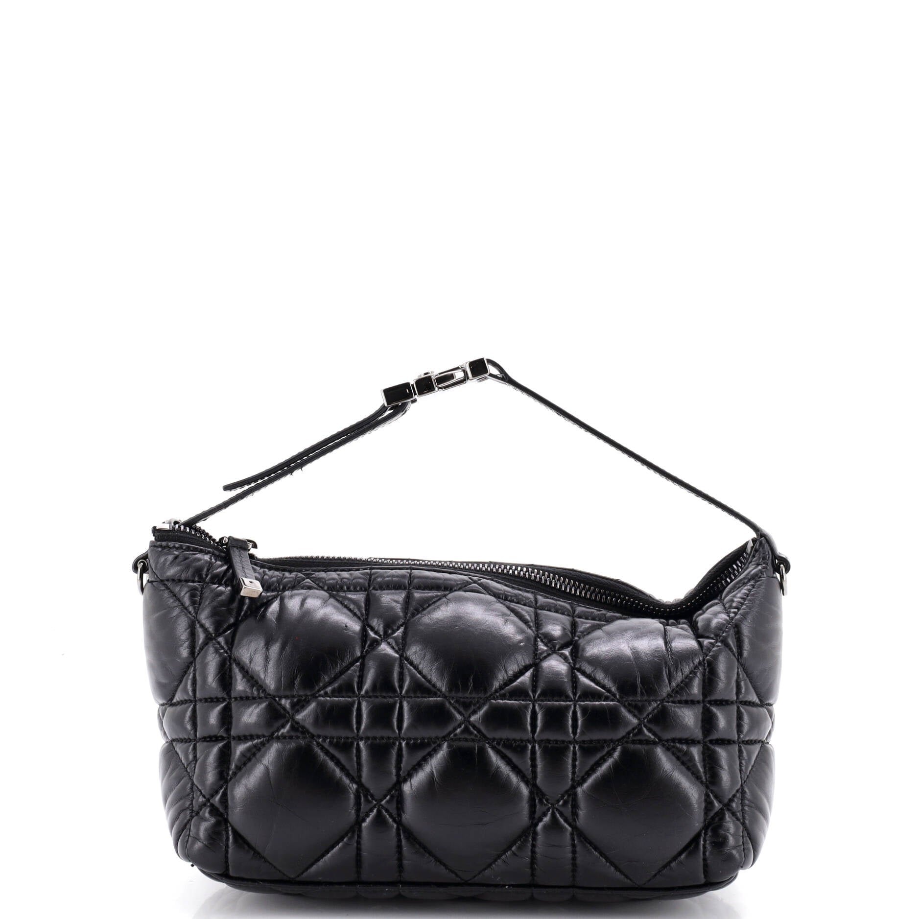 DiorTravel Nomad Pouch Macrocannage Quilt Calfskin Medium
