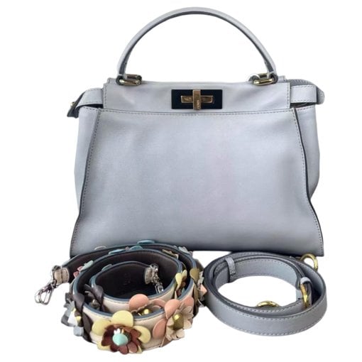 Peekaboo leather handbag
