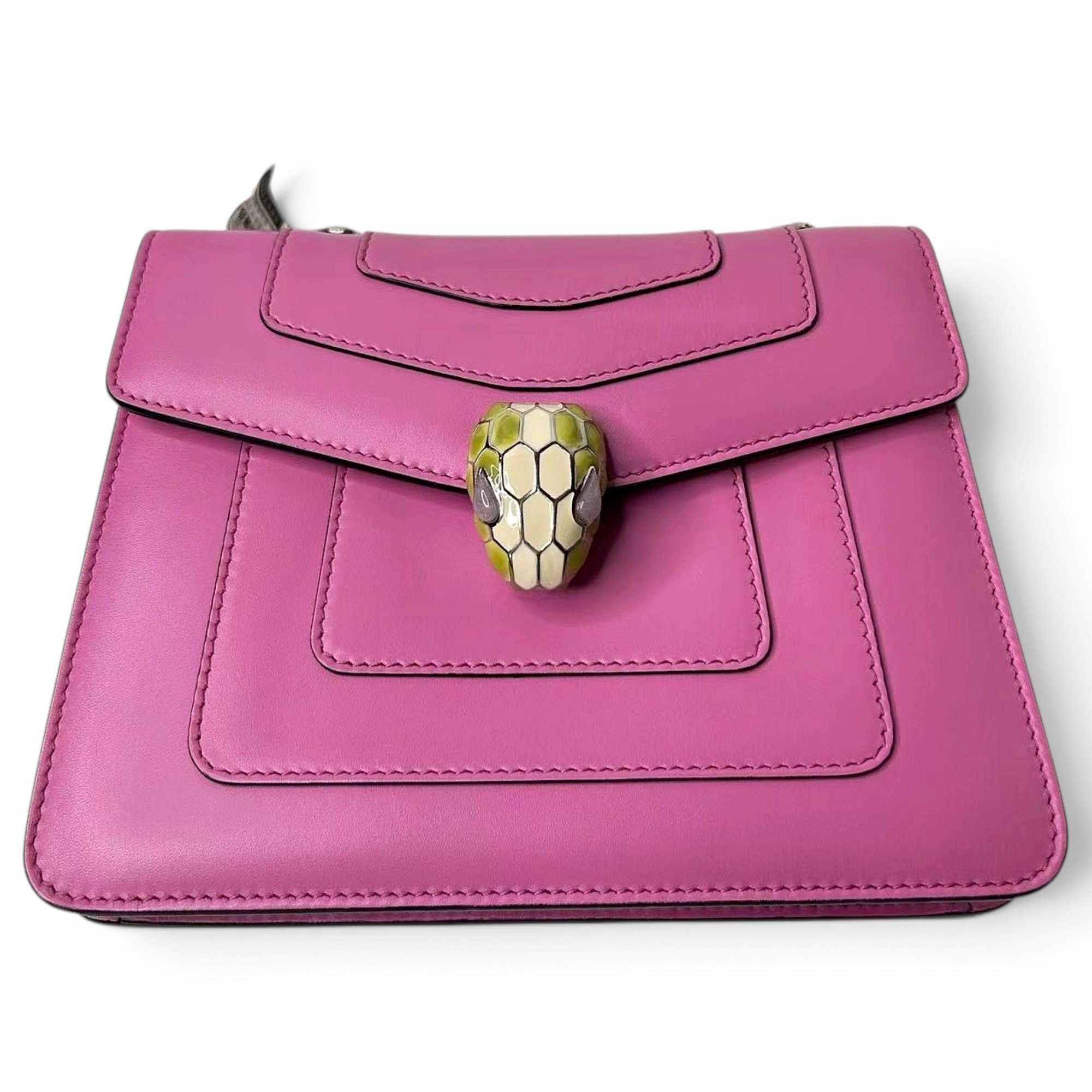 Serpenti leather handbag