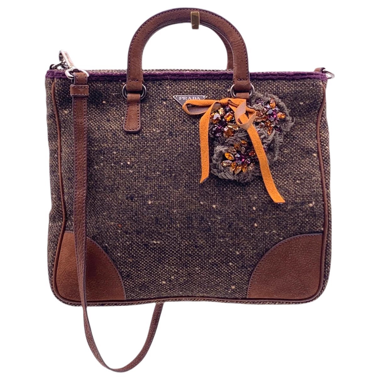 Tweed crossbody bag