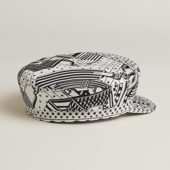 Noir Deauville Zigzag 캡