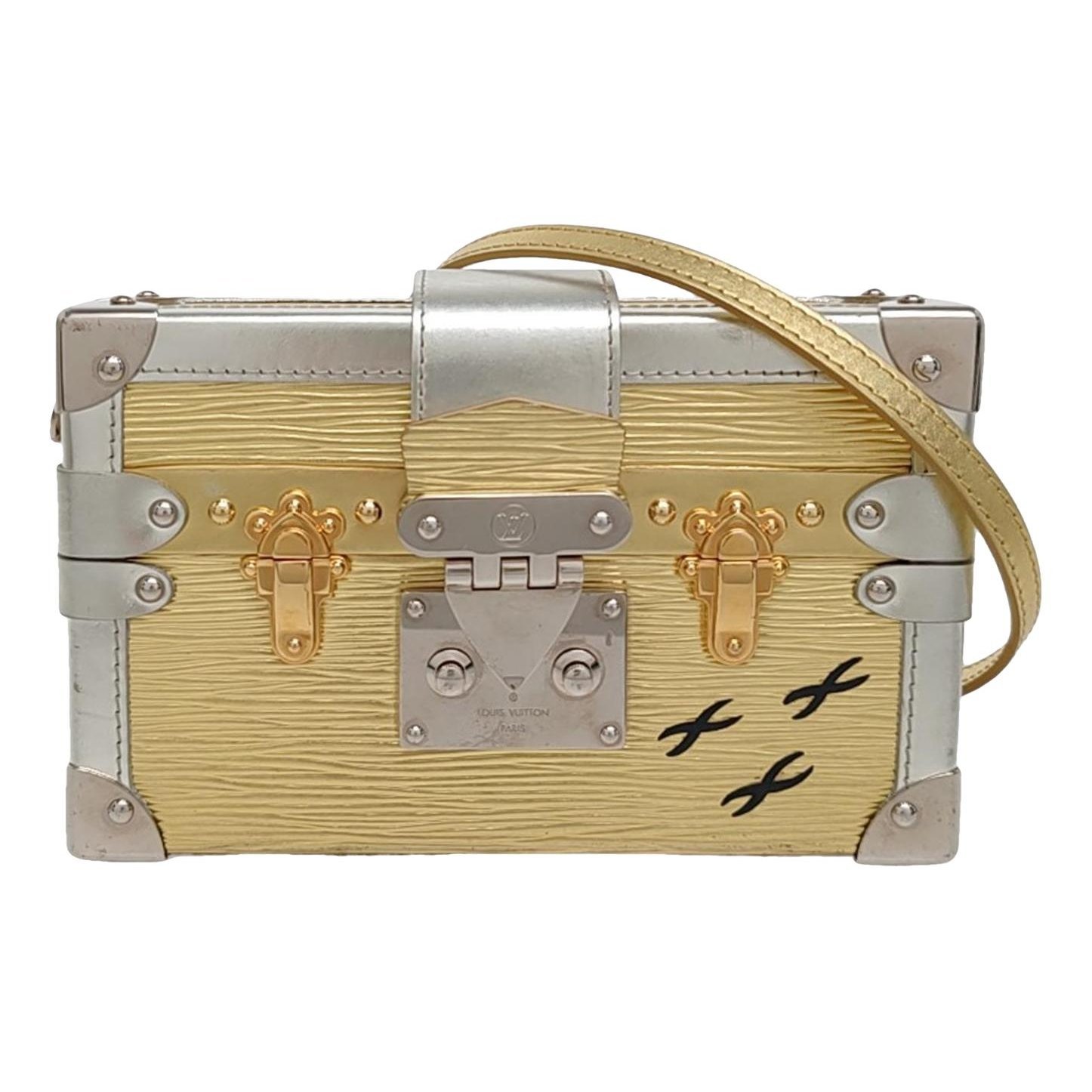 Petite Malle leather handbag