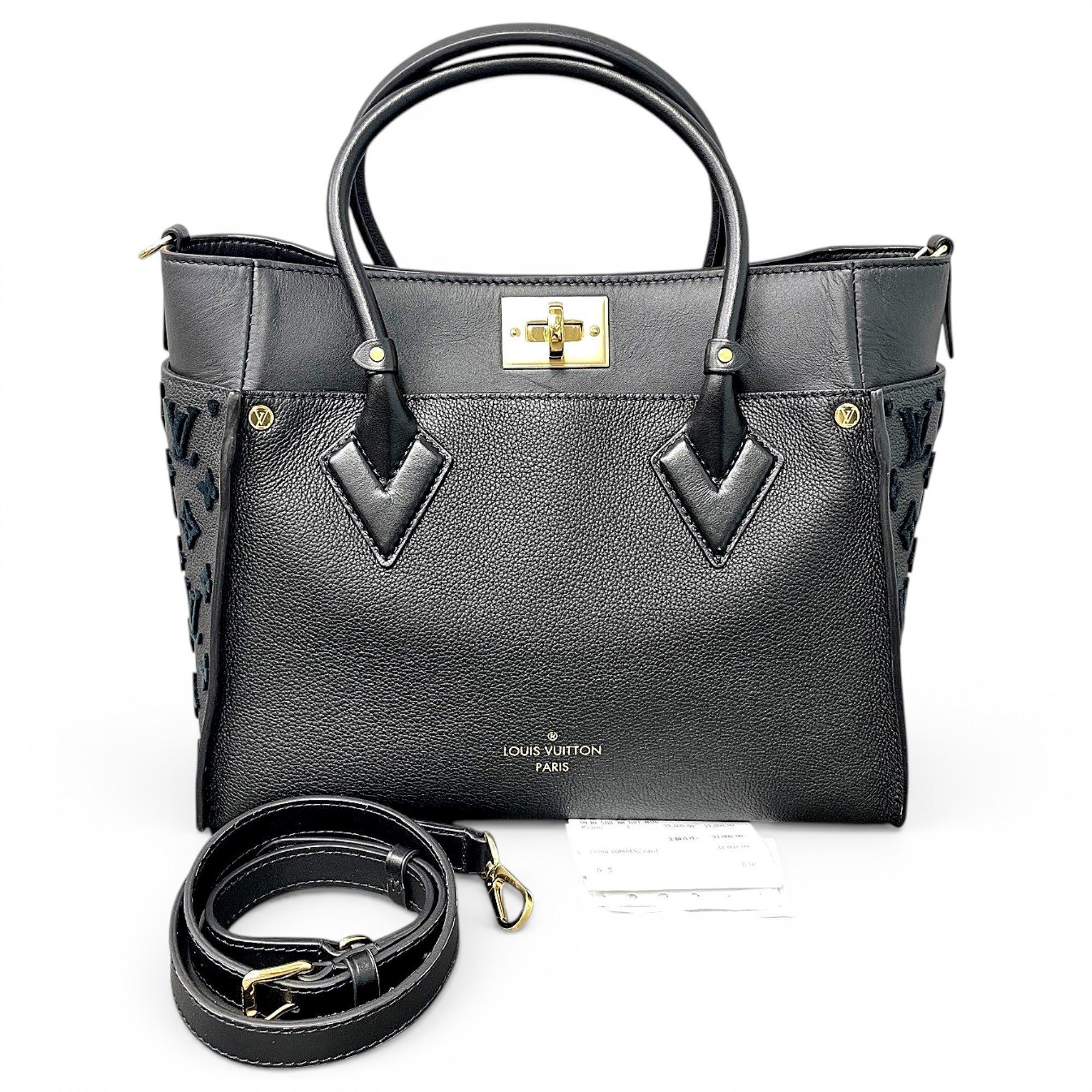 On My Side leather handbag
