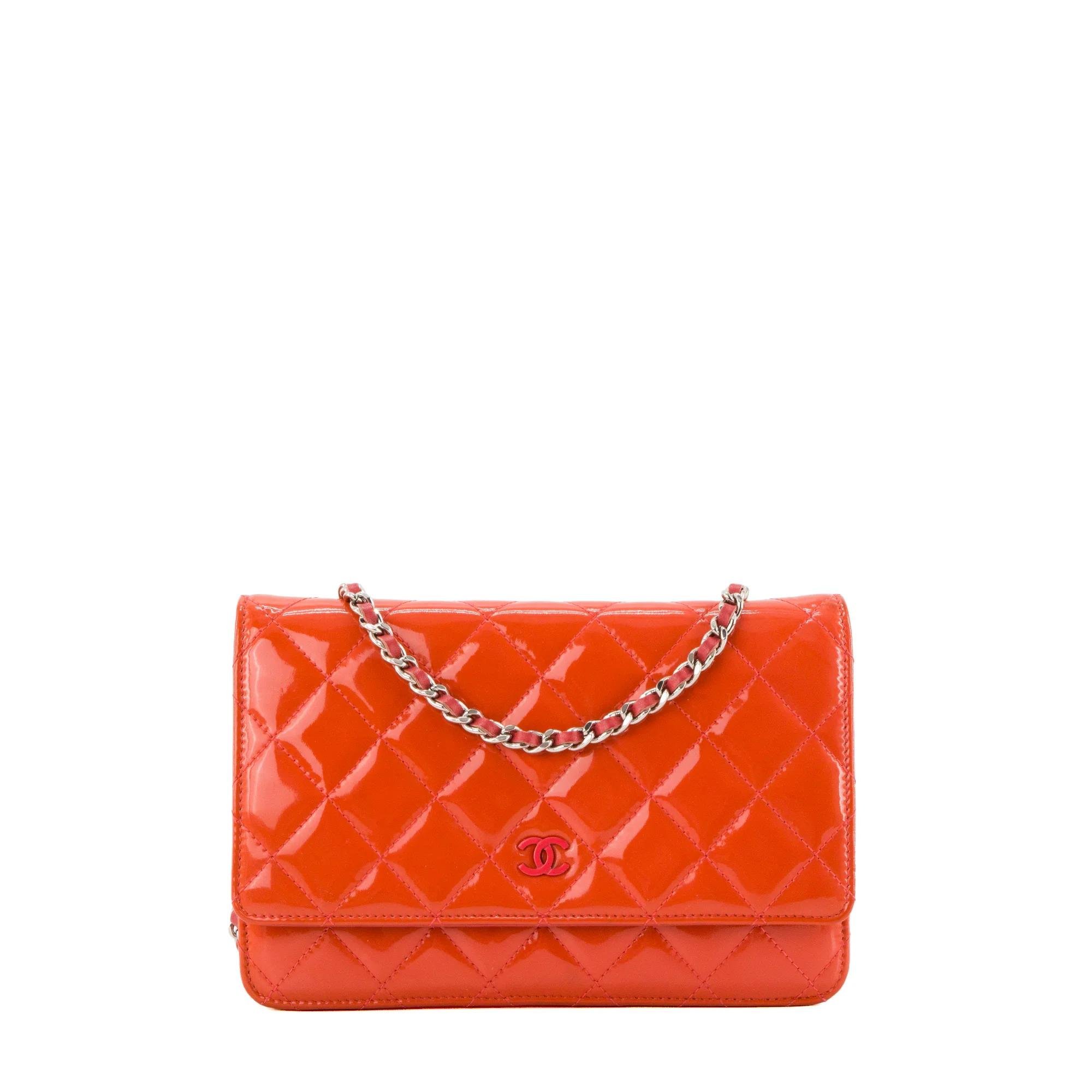 Wallet On Chain Timeless/Classique patent leather bag