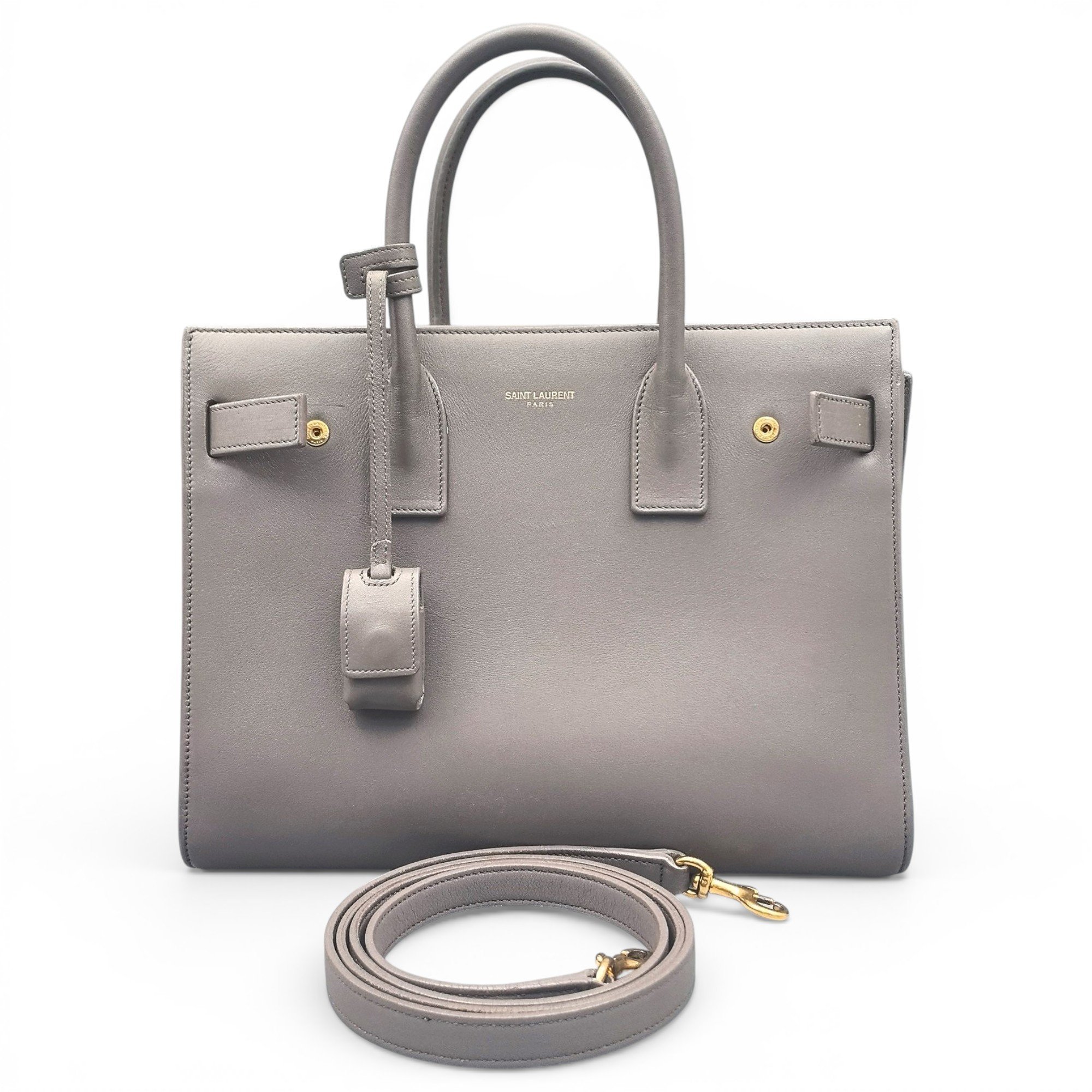 Saint Laurent Sac de Jour leather handbag