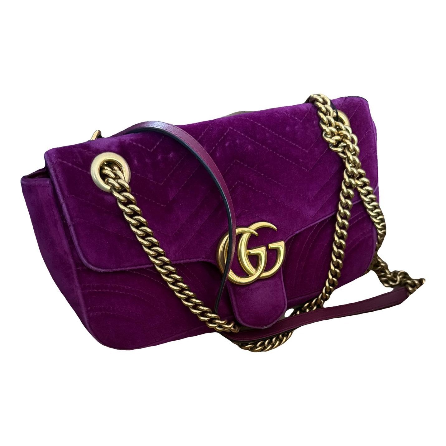 GG Marmont Chain Flap leather crossbody bag