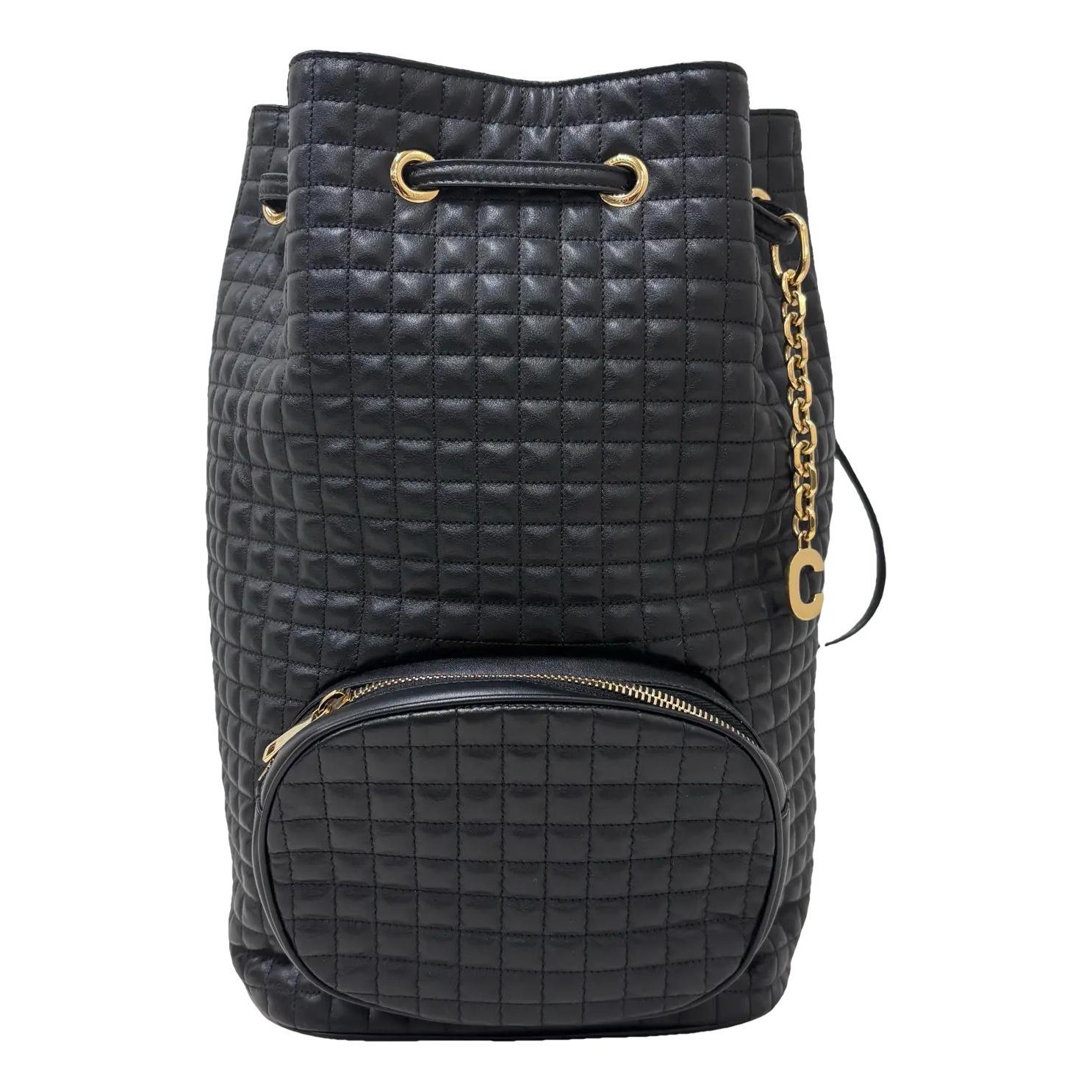Leather backpack