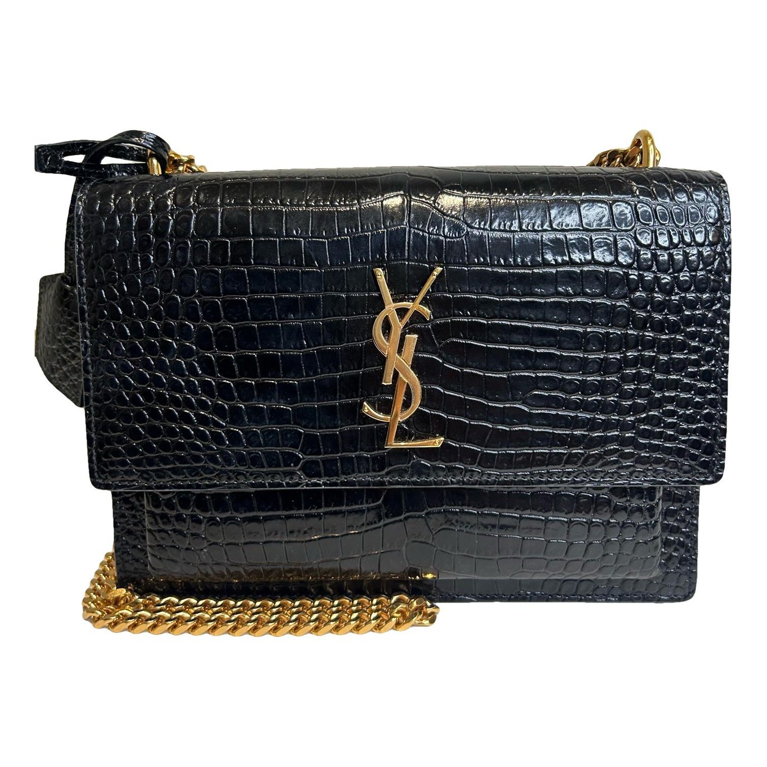 Sunset leather crossbody bag
