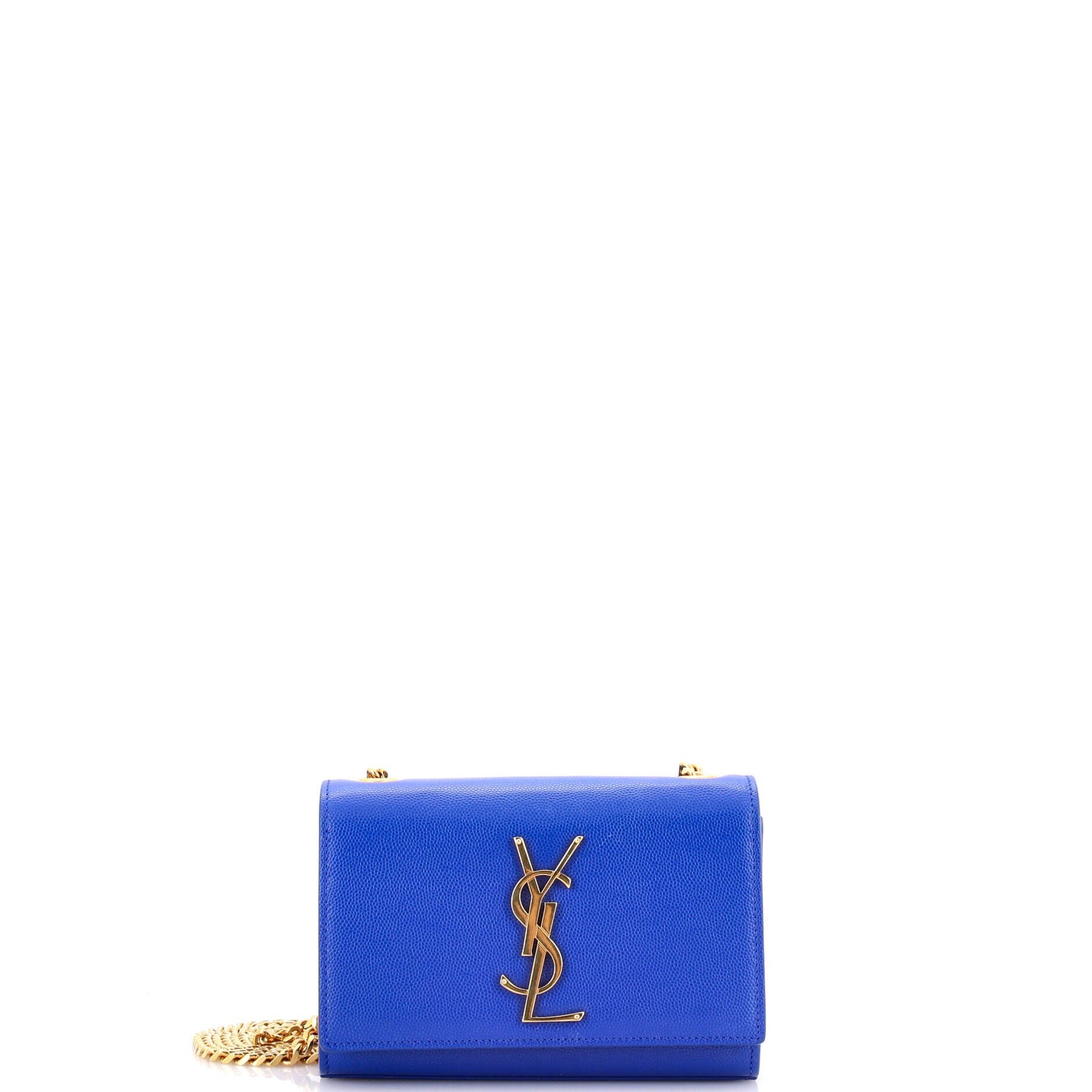 Classic Monogram Crossbody Bag Grainy Leather Small