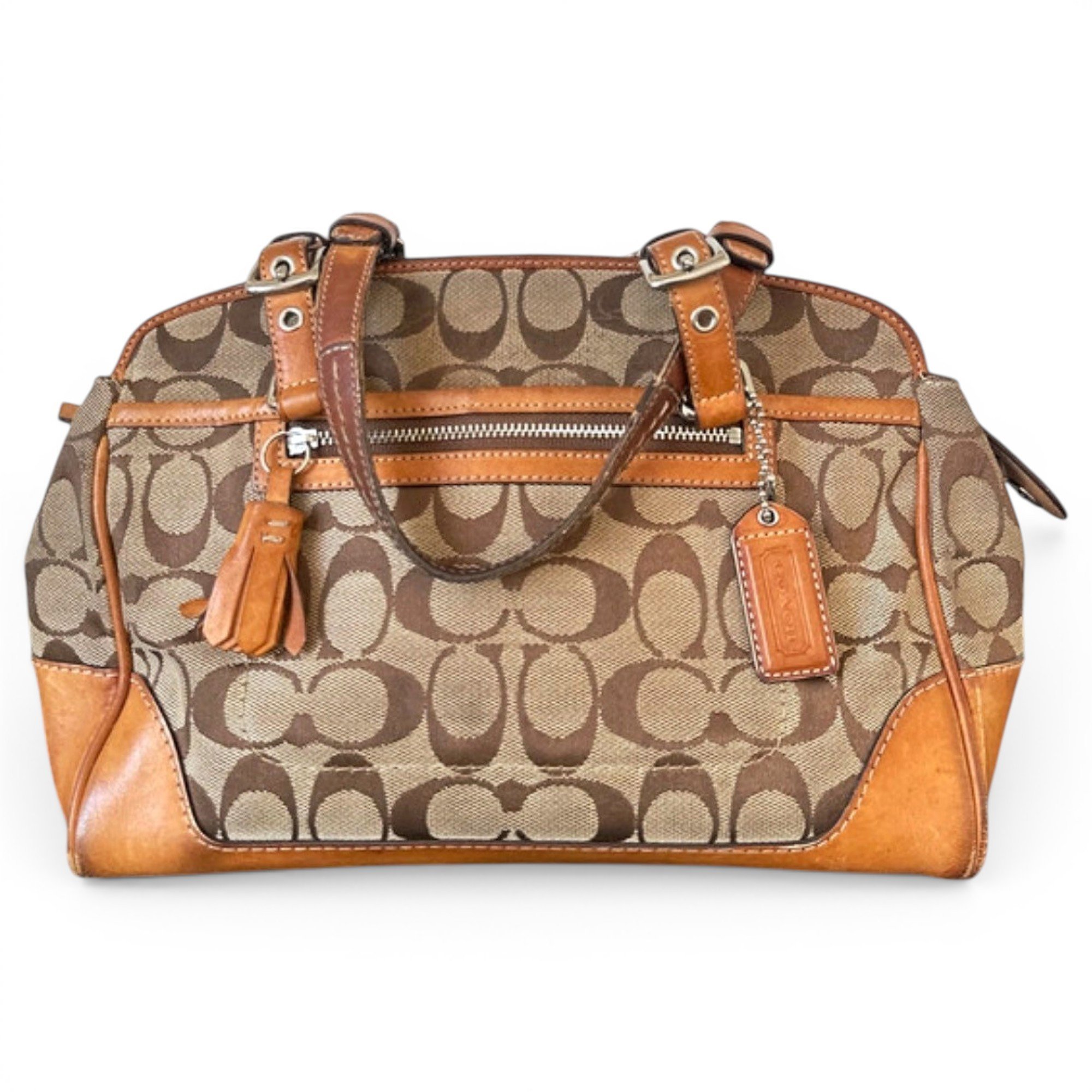 Leather handbag
