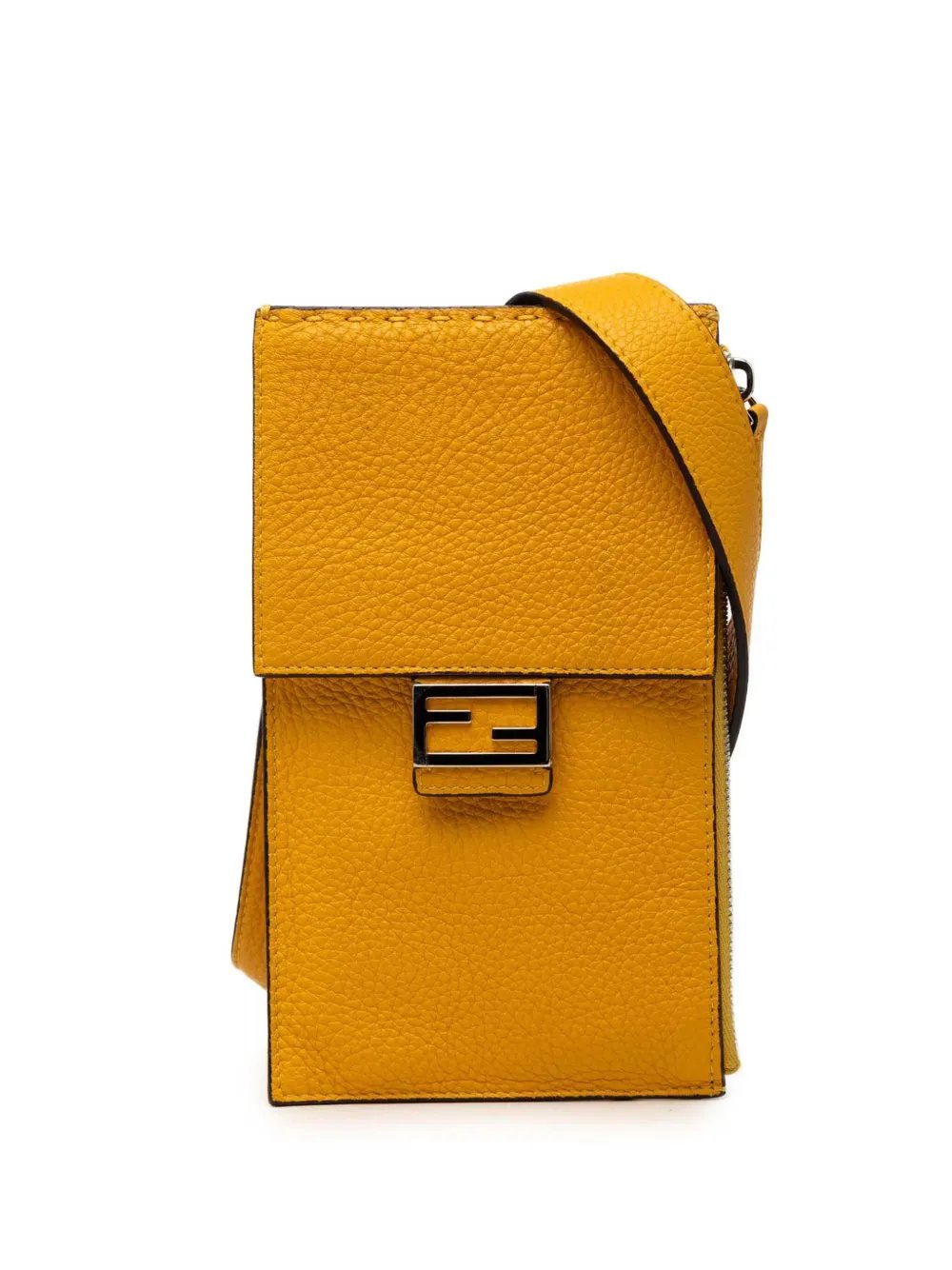 2010-2026 Leather Baguette Phone crossbody bag