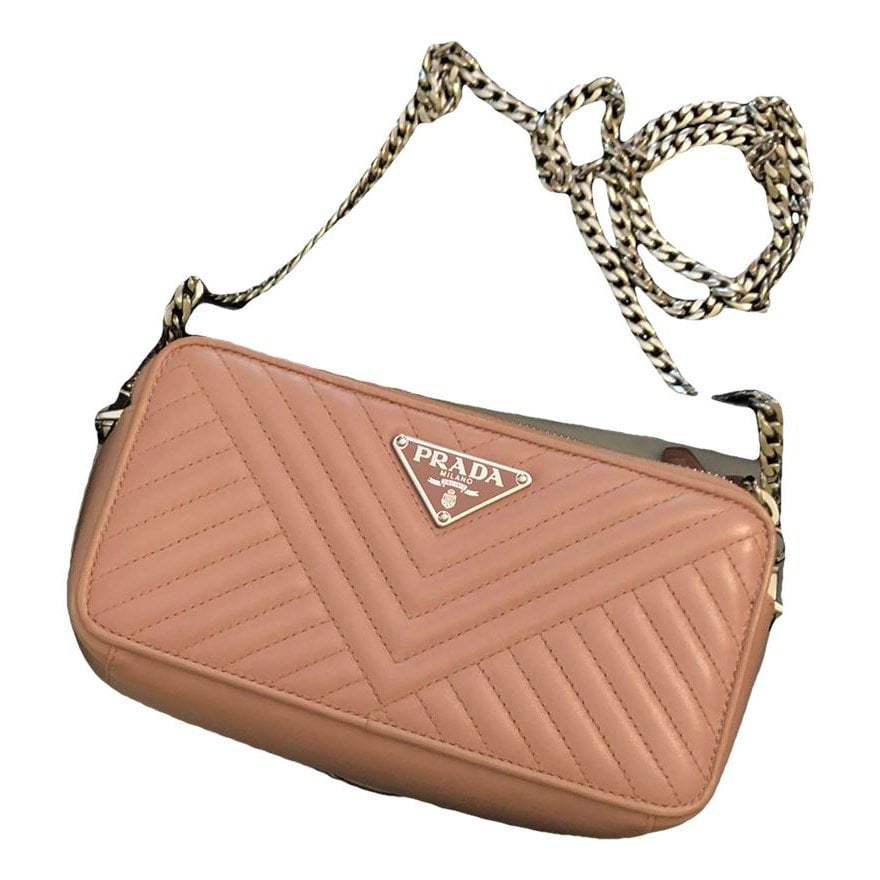 Diagramme leather clutch bag