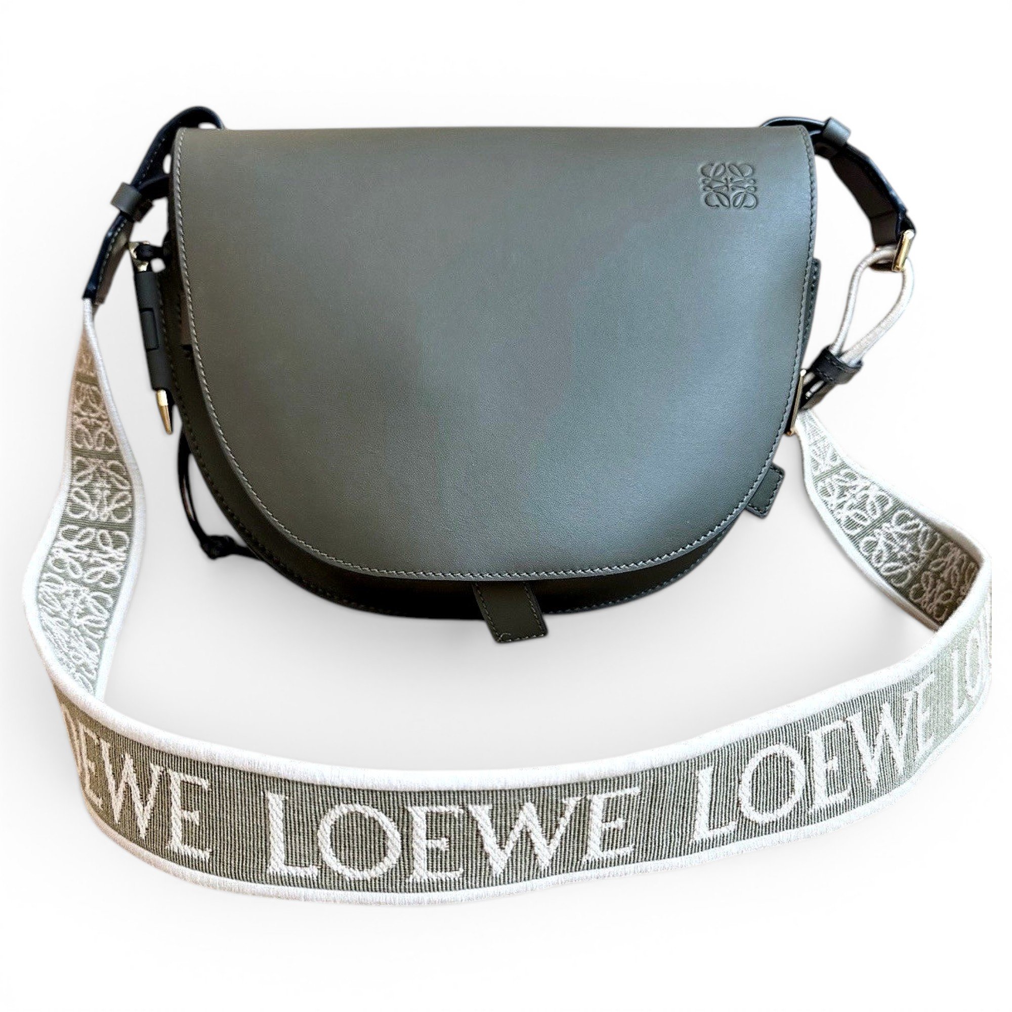 Gate leather crossbody bag