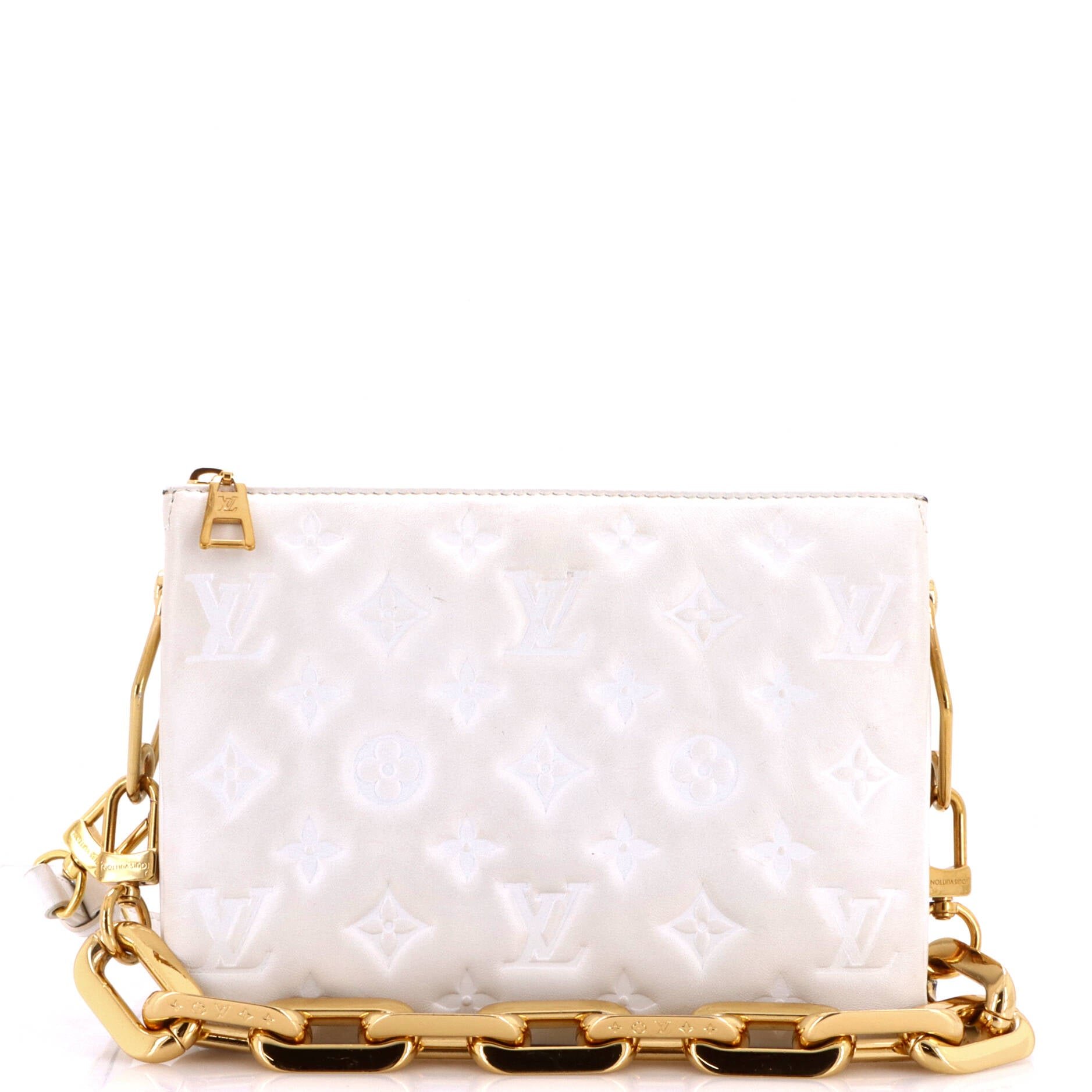 Coussin Bag Monogram Embossed Lambskin BB