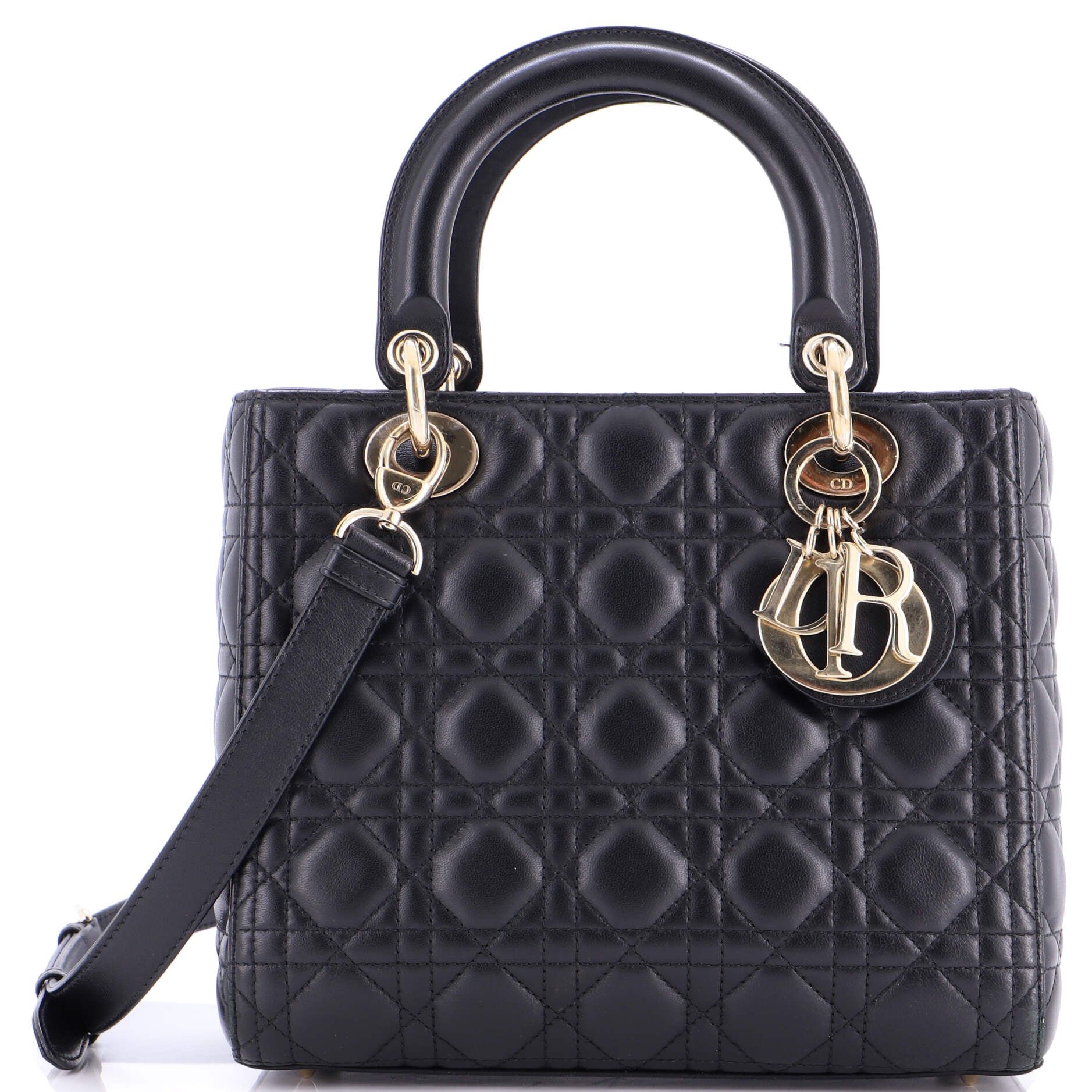 Dior Lady Dior Bag Cannage Quilt Lambskin Medium