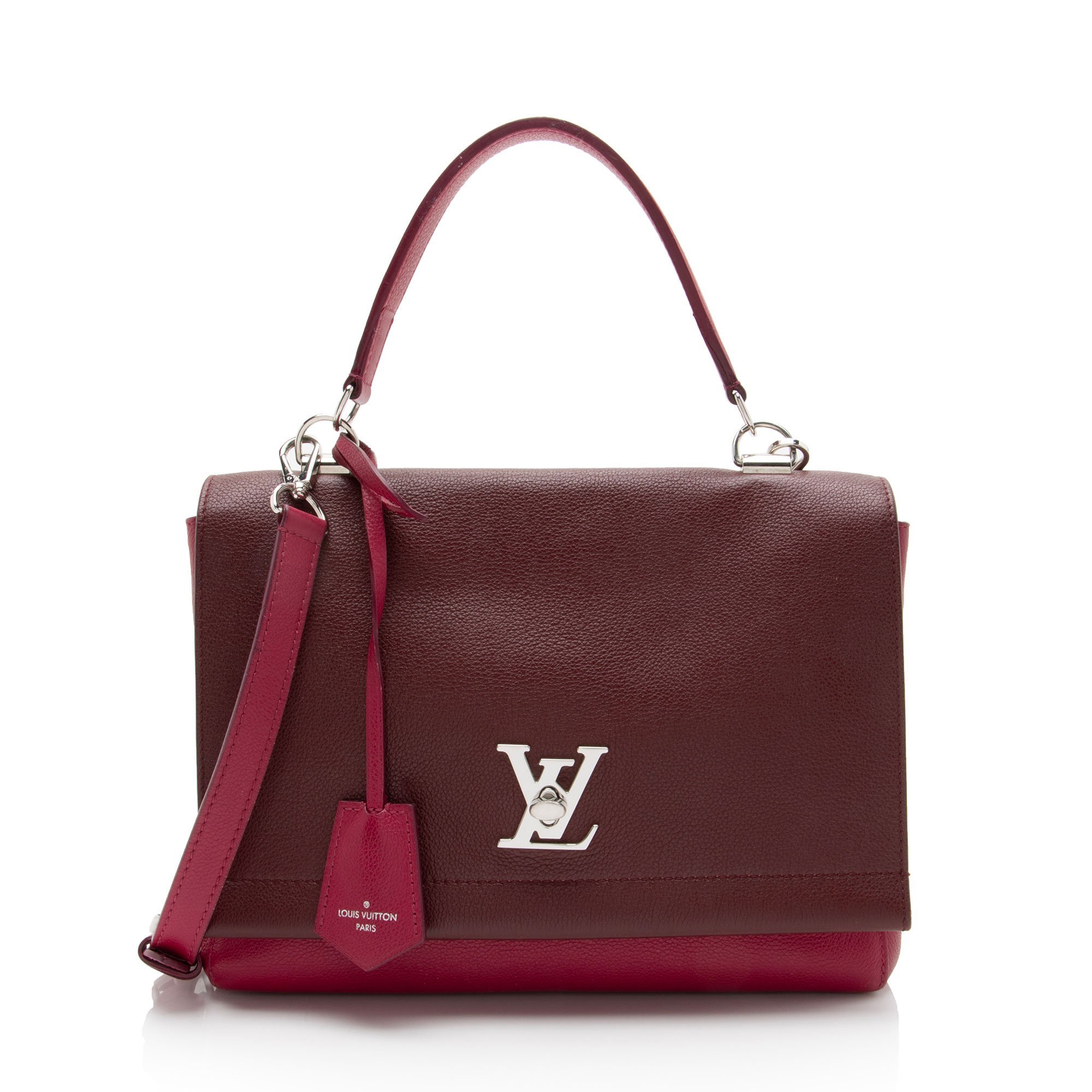Lockme leather satchel