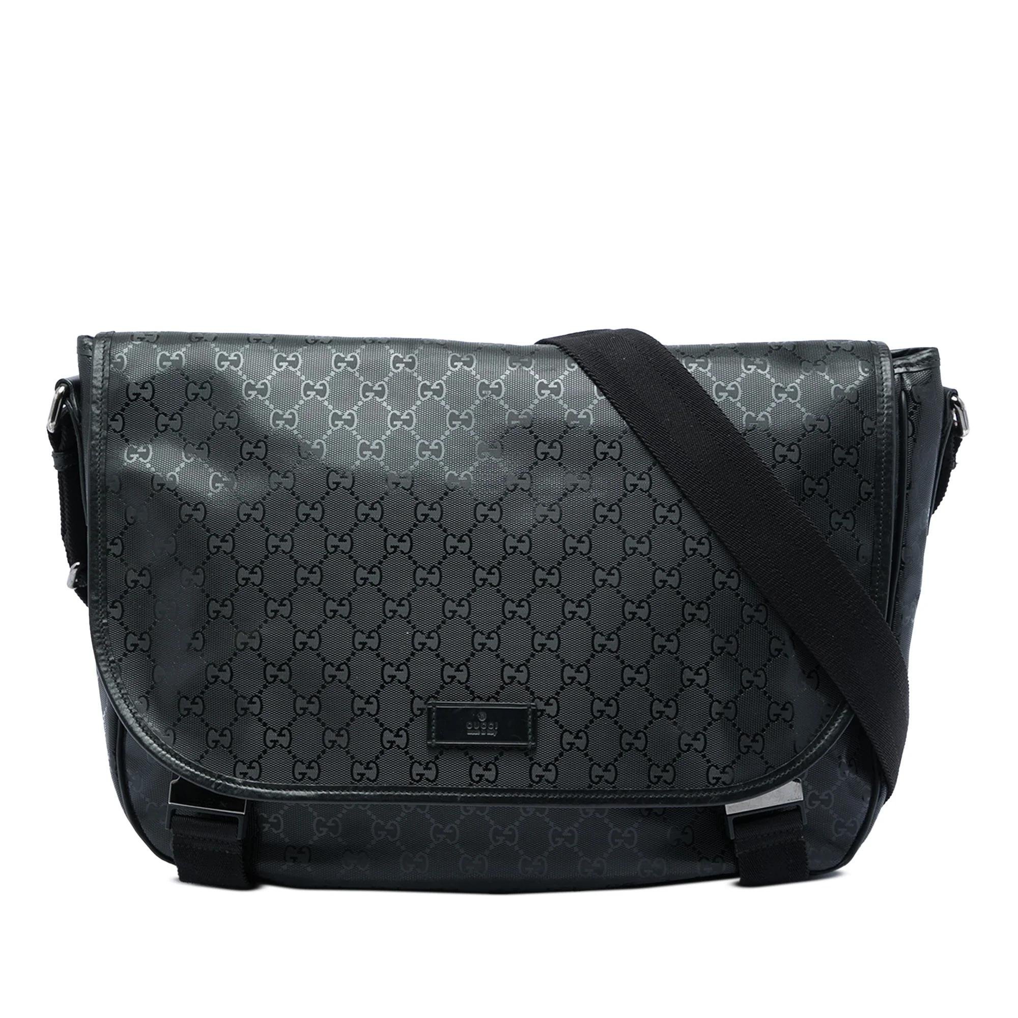 Gucci B leather crossbody bag